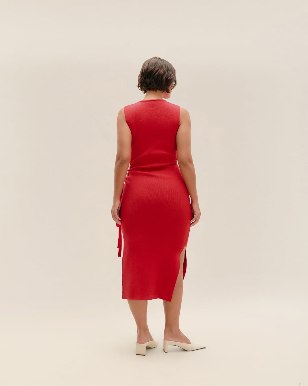 Vestido Giulia Tricot Vermelho Desvio