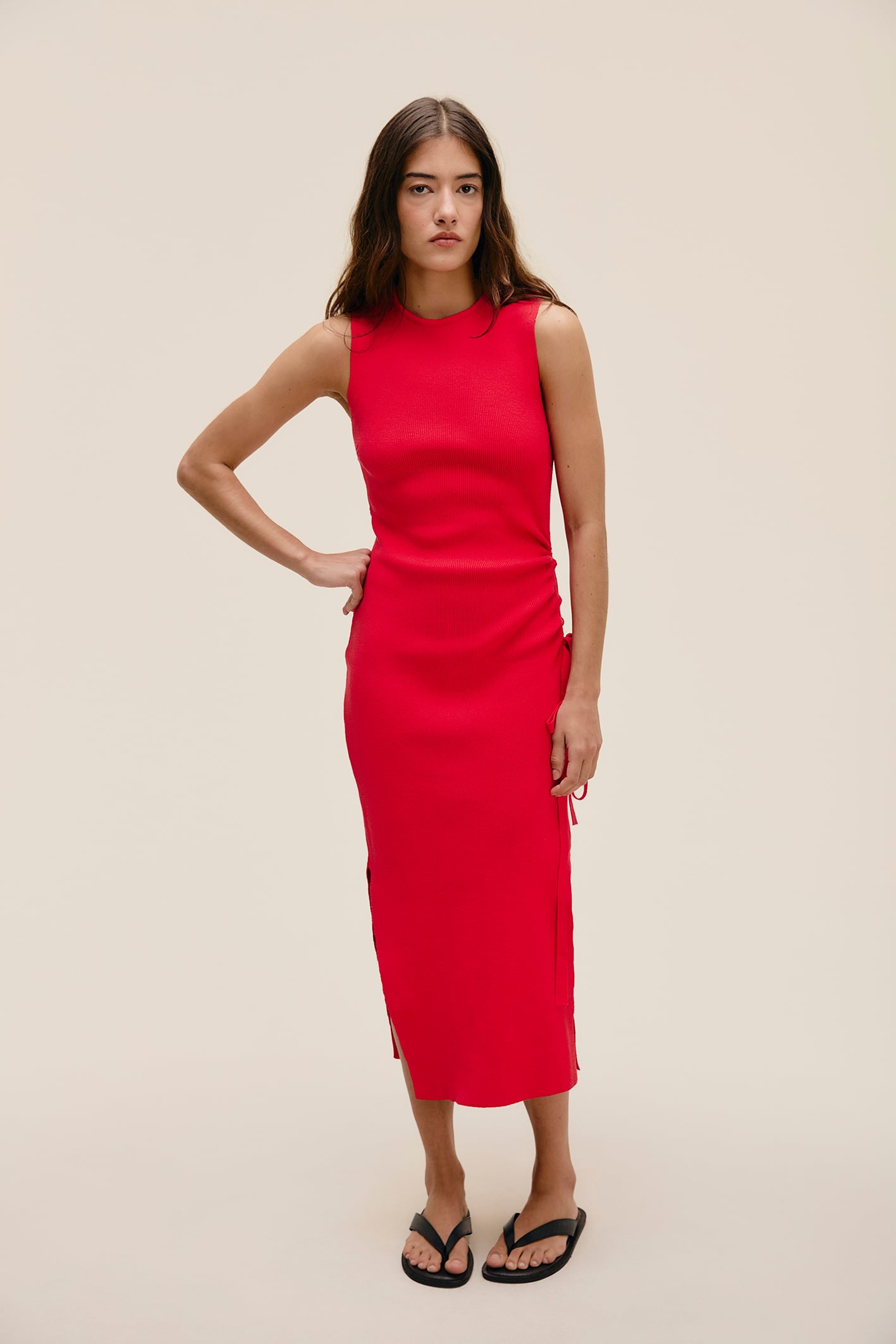 Vestido Giulia Tricot Vermelho Desvio