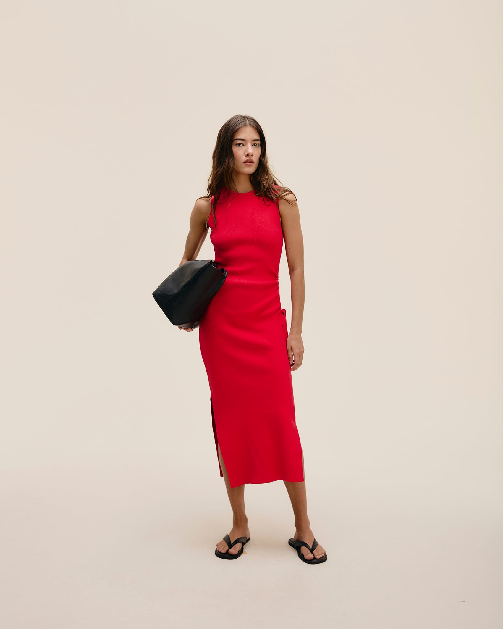 Vestido Giulia Tricot Vermelho Desvio