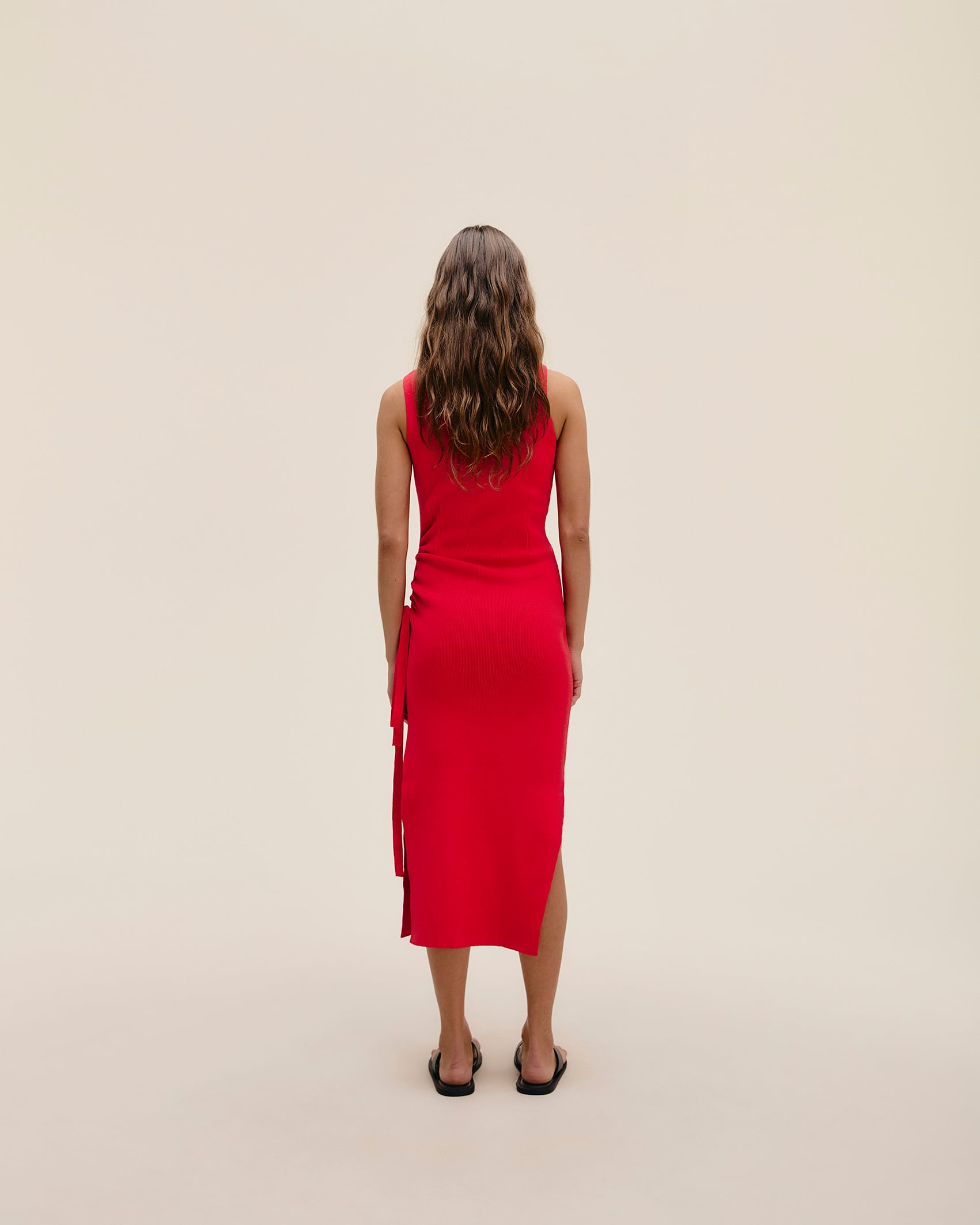 Vestido Giulia Tricot Vermelho Desvio