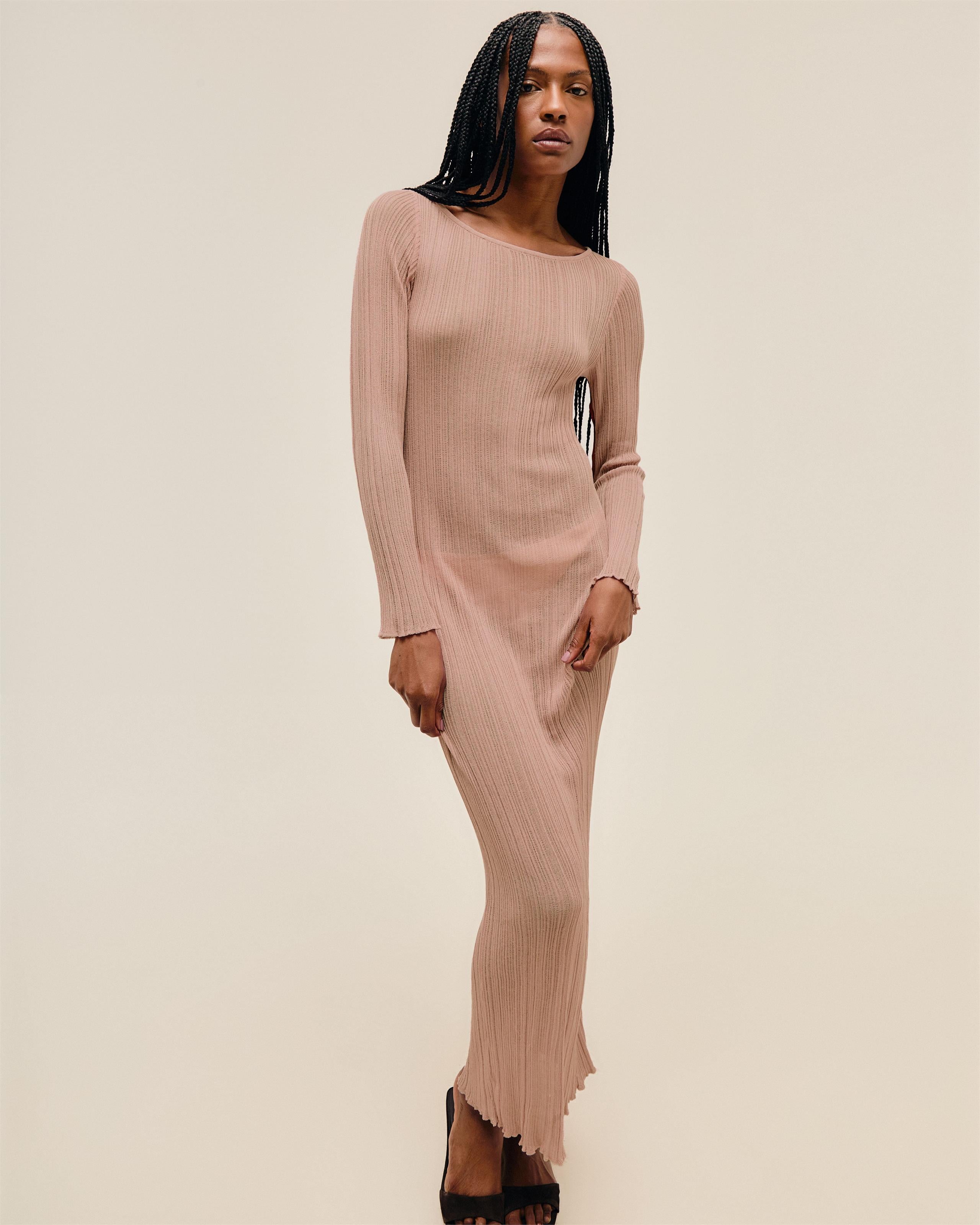 Vestido Helena Tricot Rosa Mosqueta