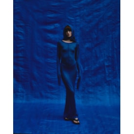Haight — Vestido Isadora Tricot Azul Cobalto