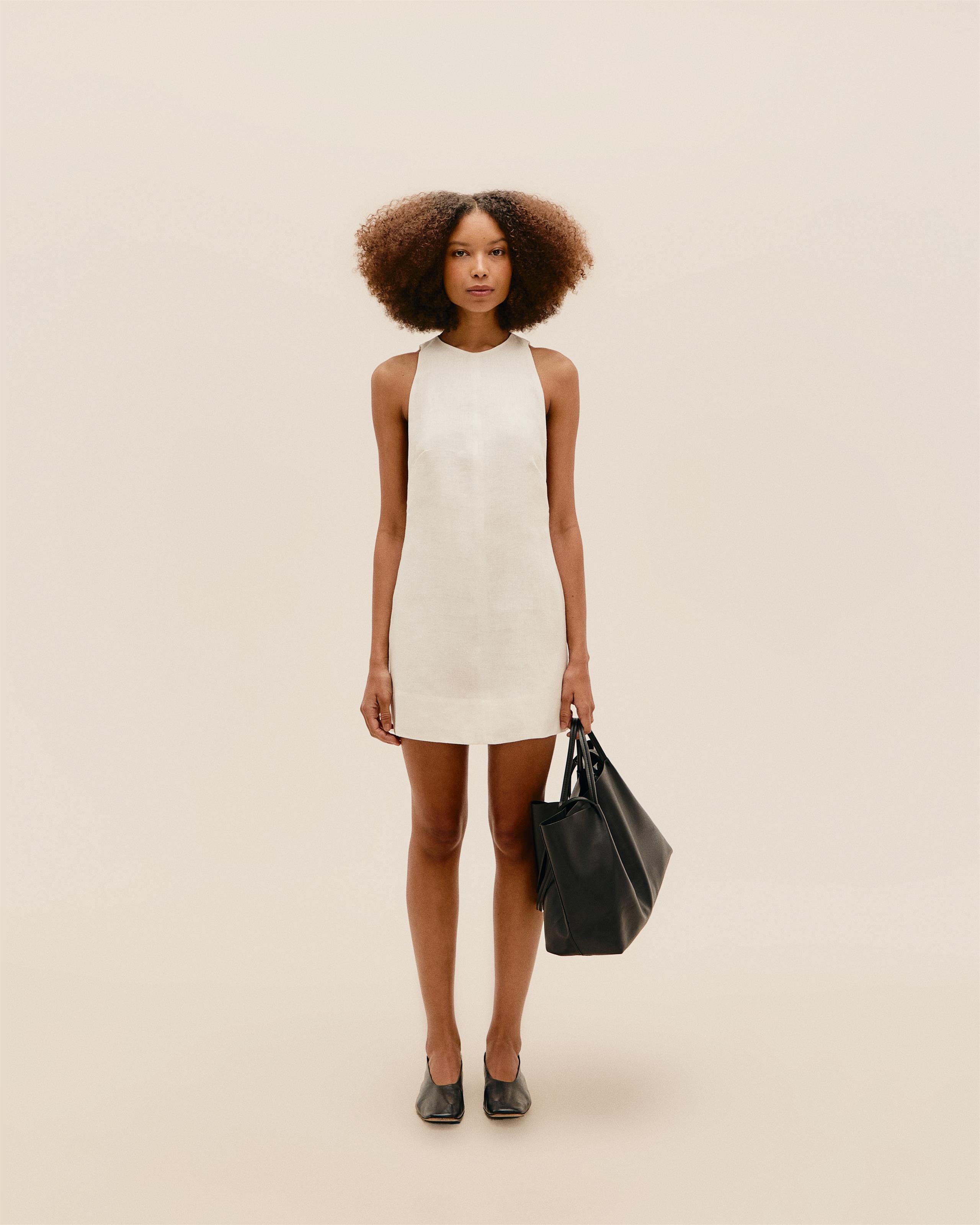 Vestido Iva Linho Off White