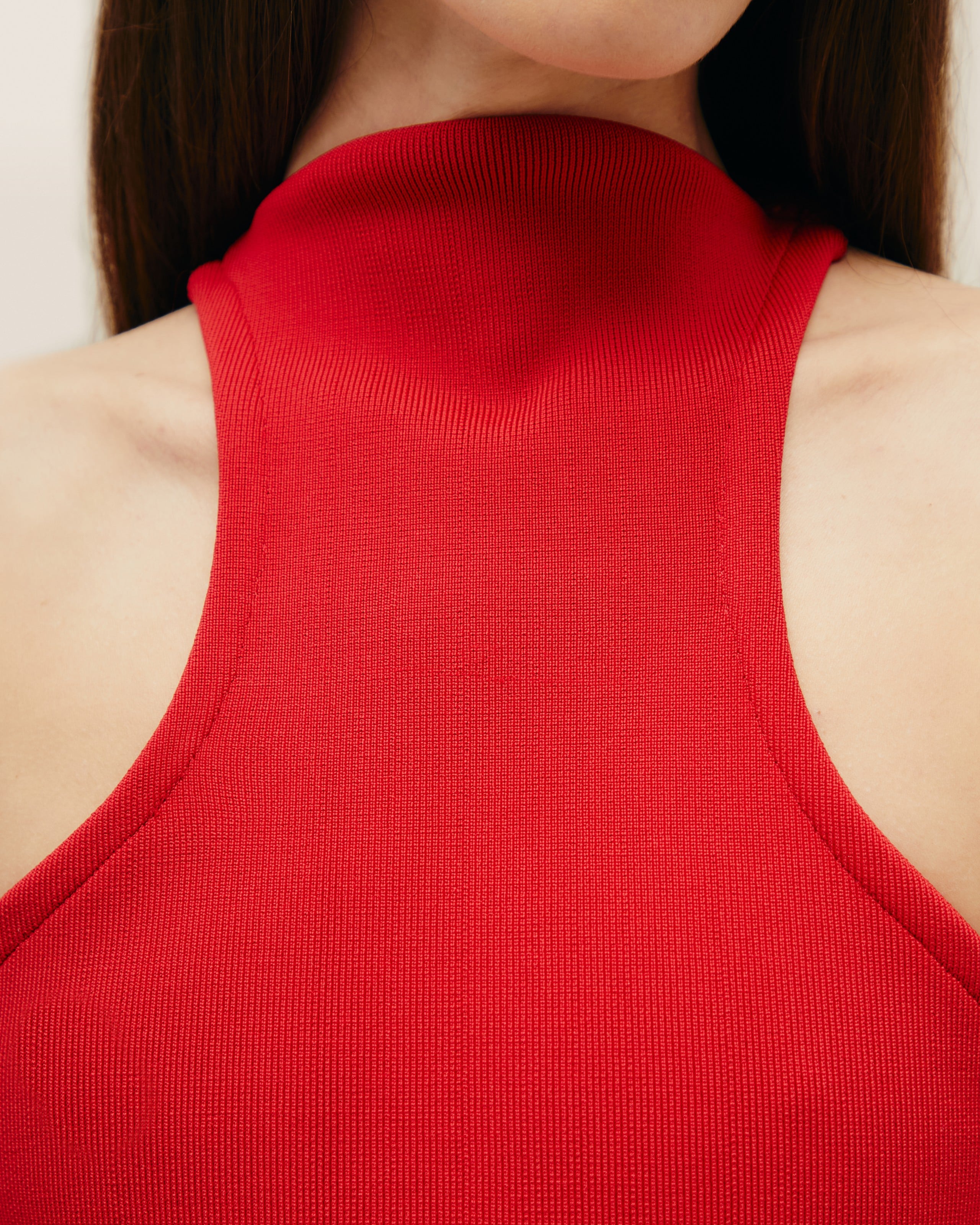 Vestido Ivy Tricot Vermelho Desvio