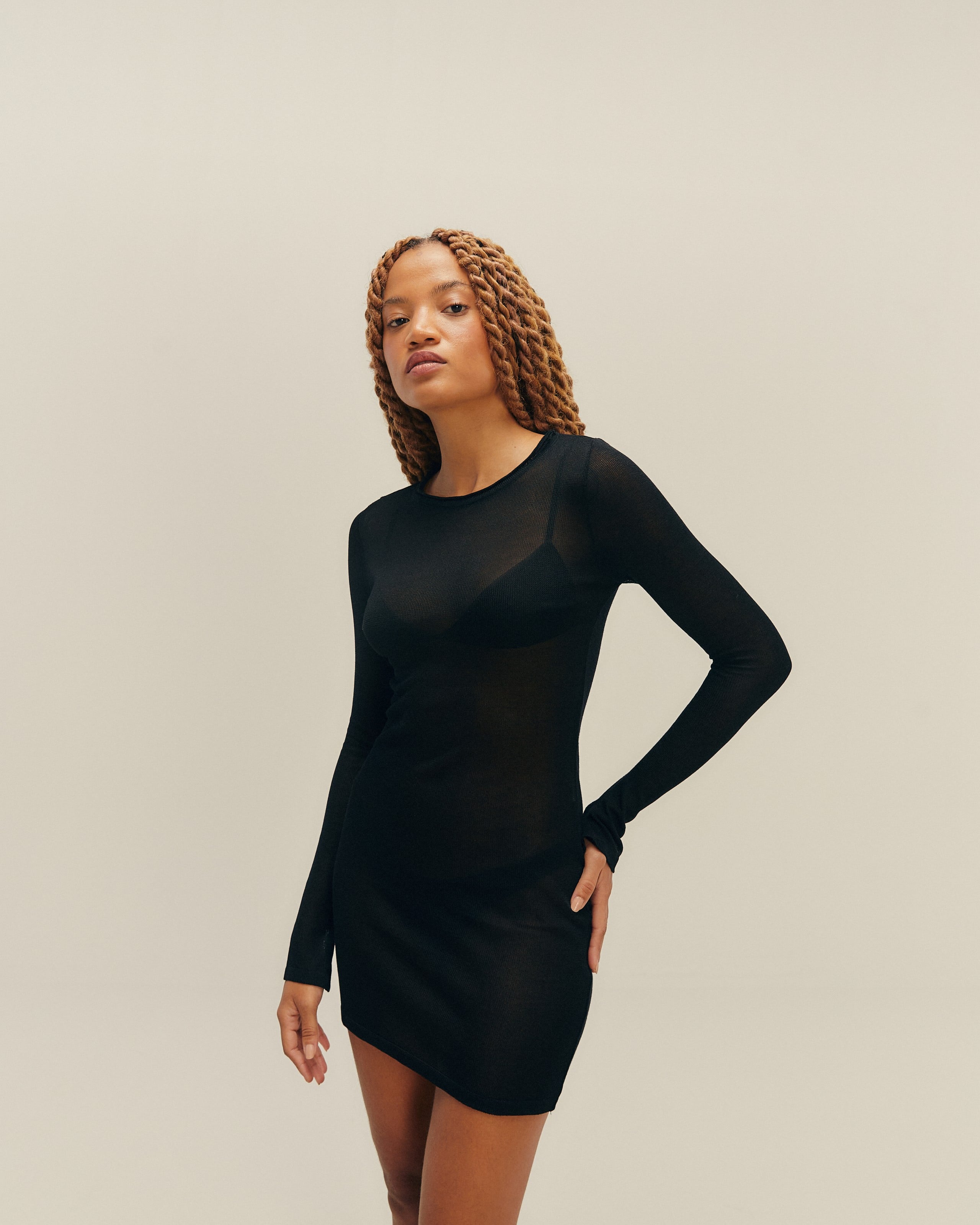 Vestido Jane Tricot Preto