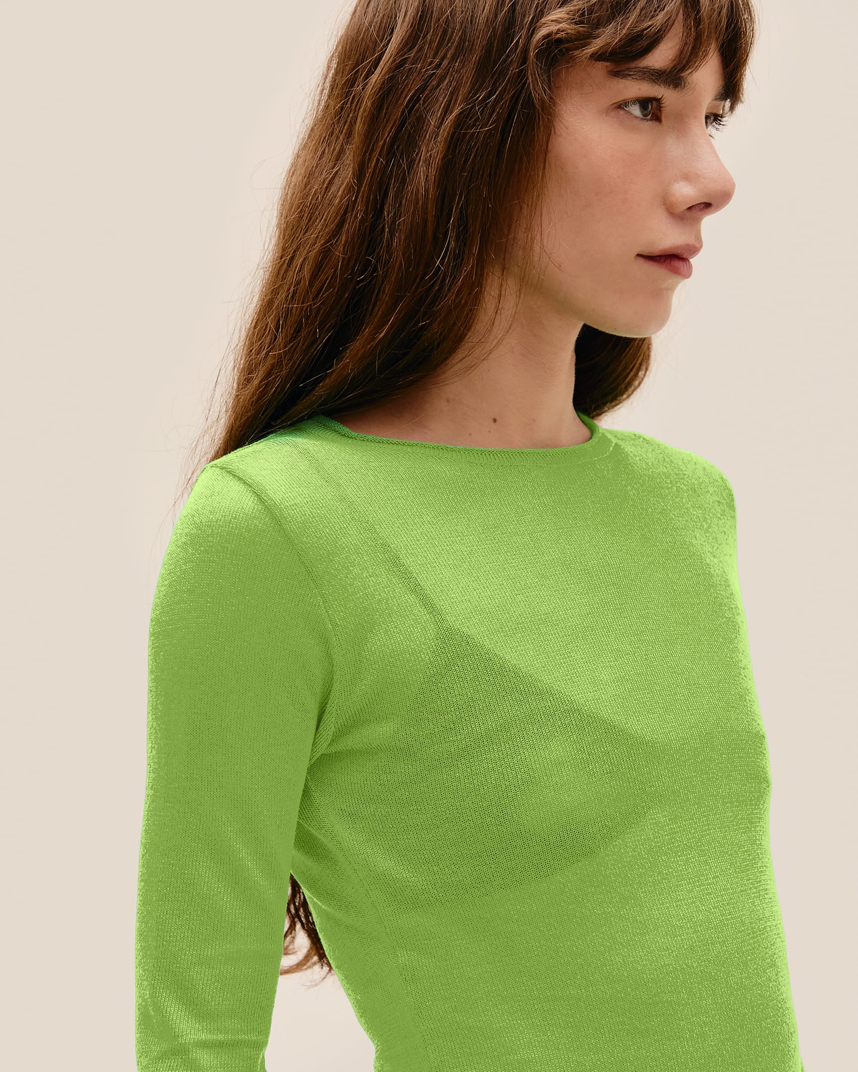 Vestido Jane Tricot Verde Enlevo