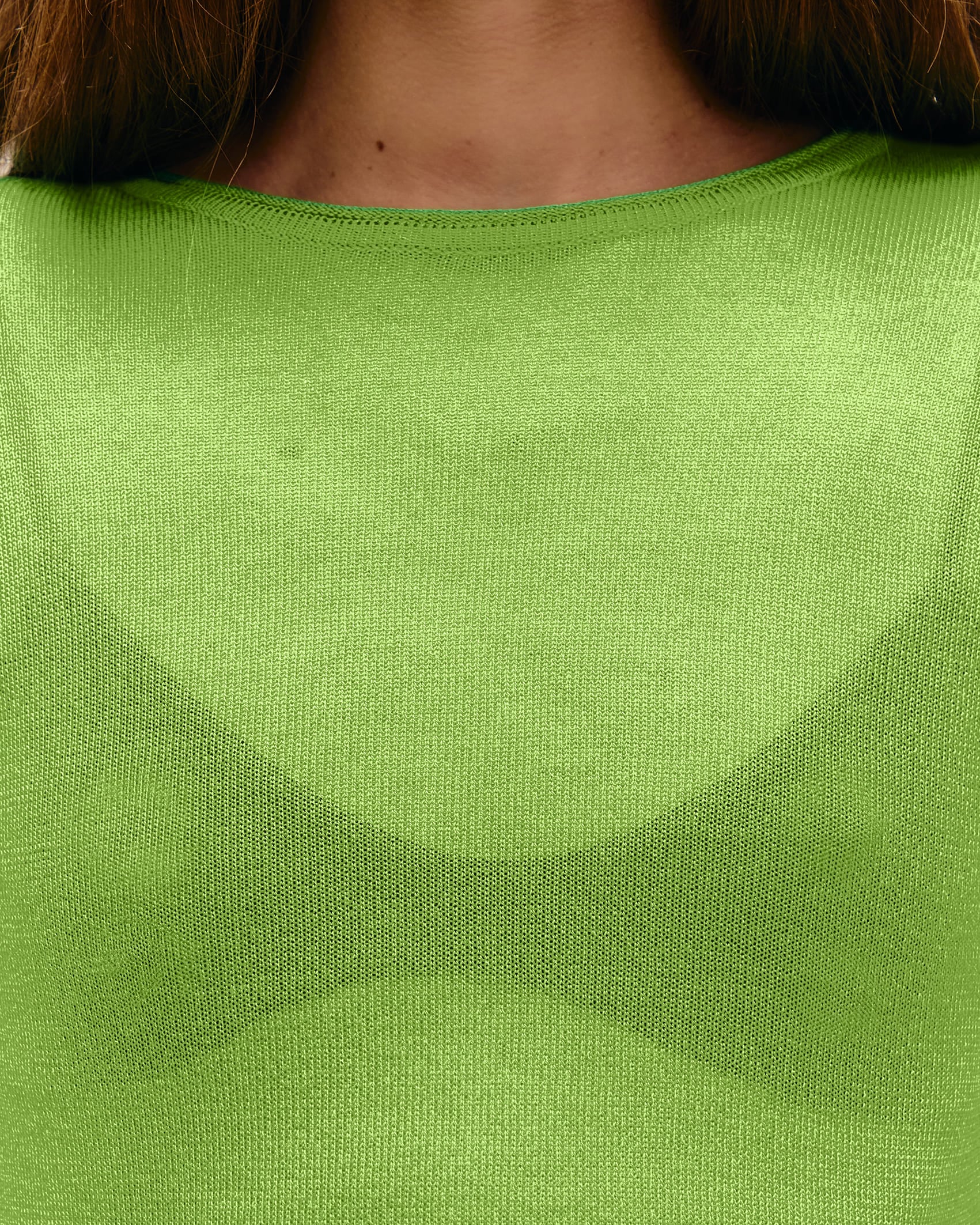 Vestido Jane Tricot Verde Enlevo