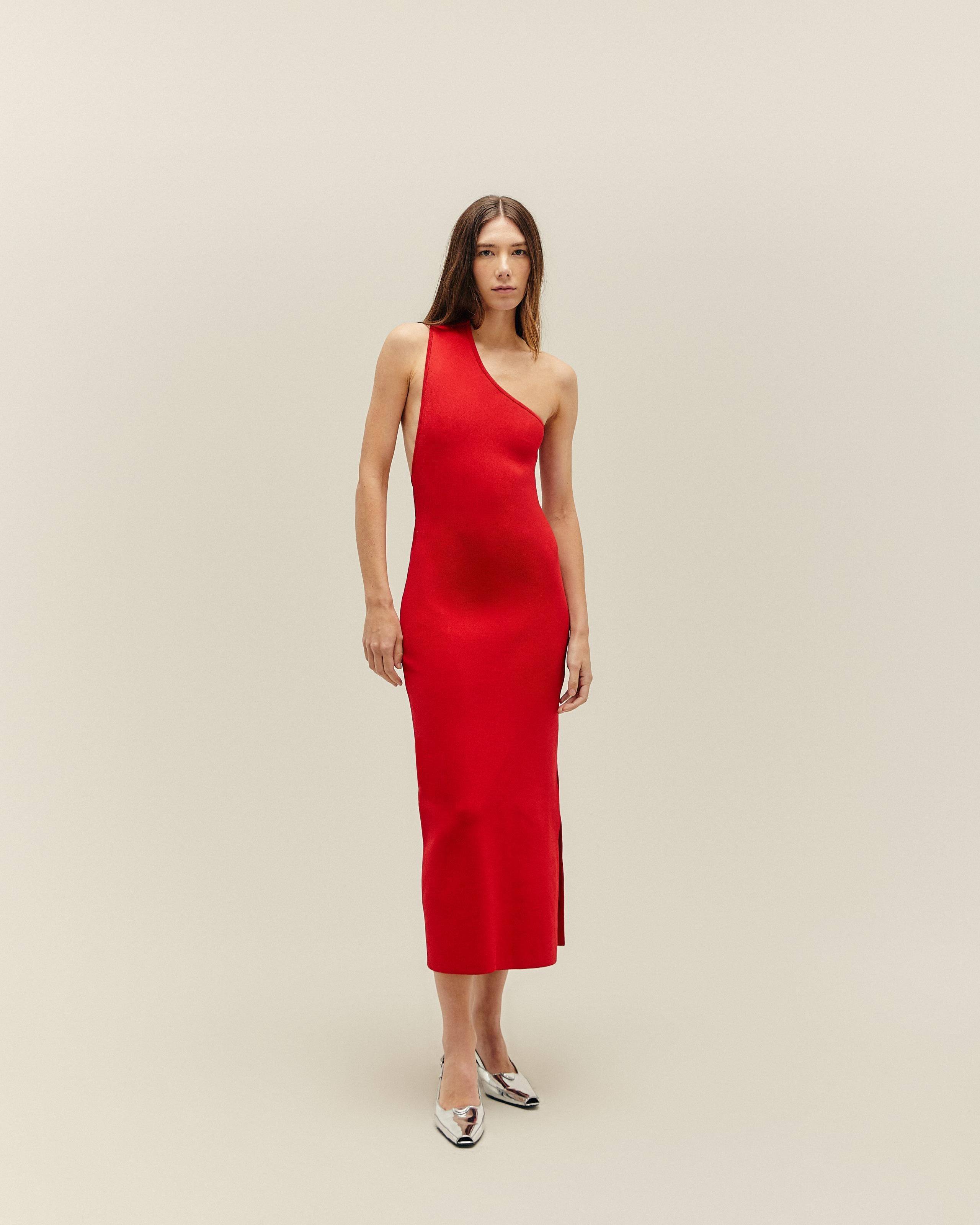 Vestido Juliana Tricot Vermelho