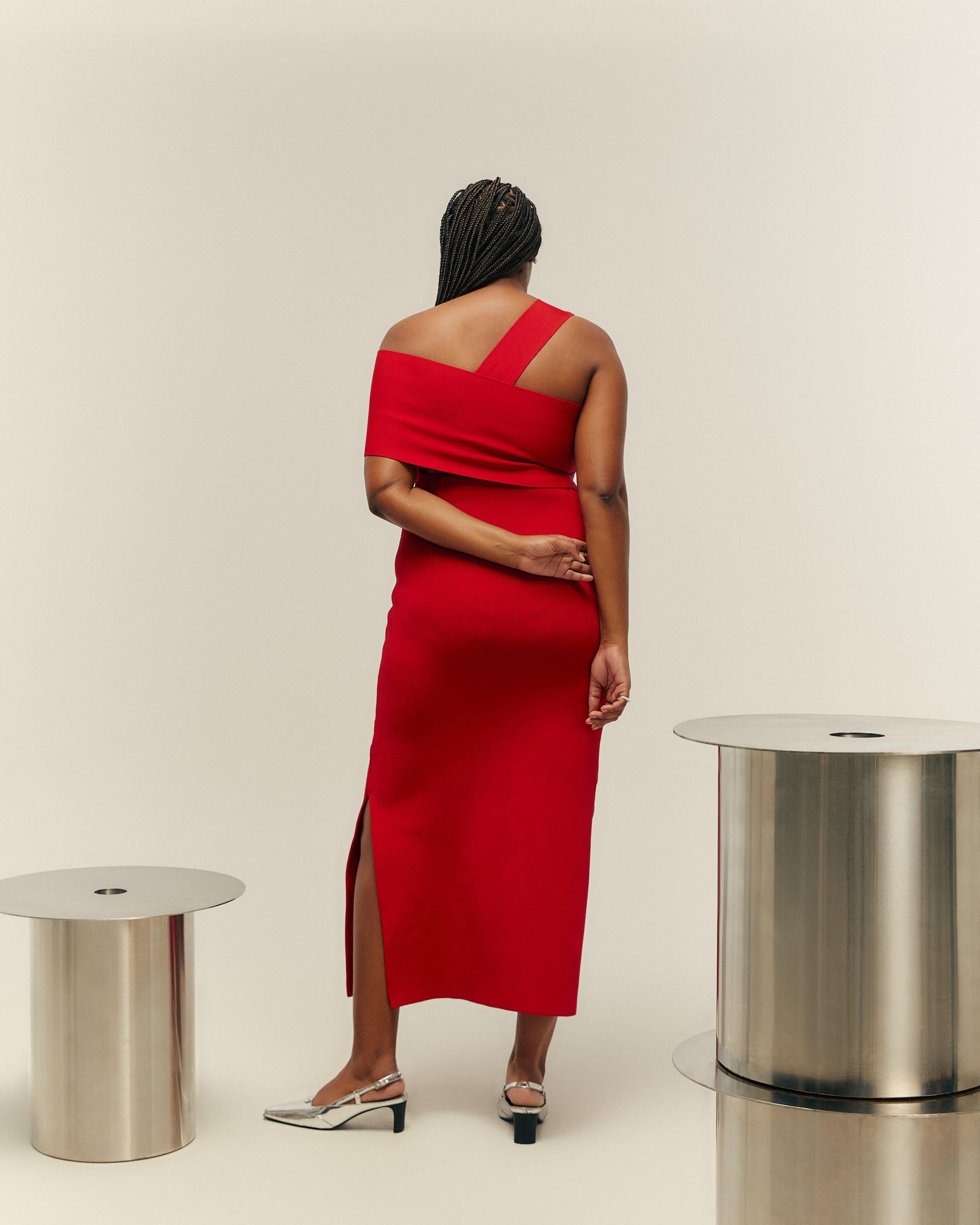 Vestido Juliana Tricot Vermelho