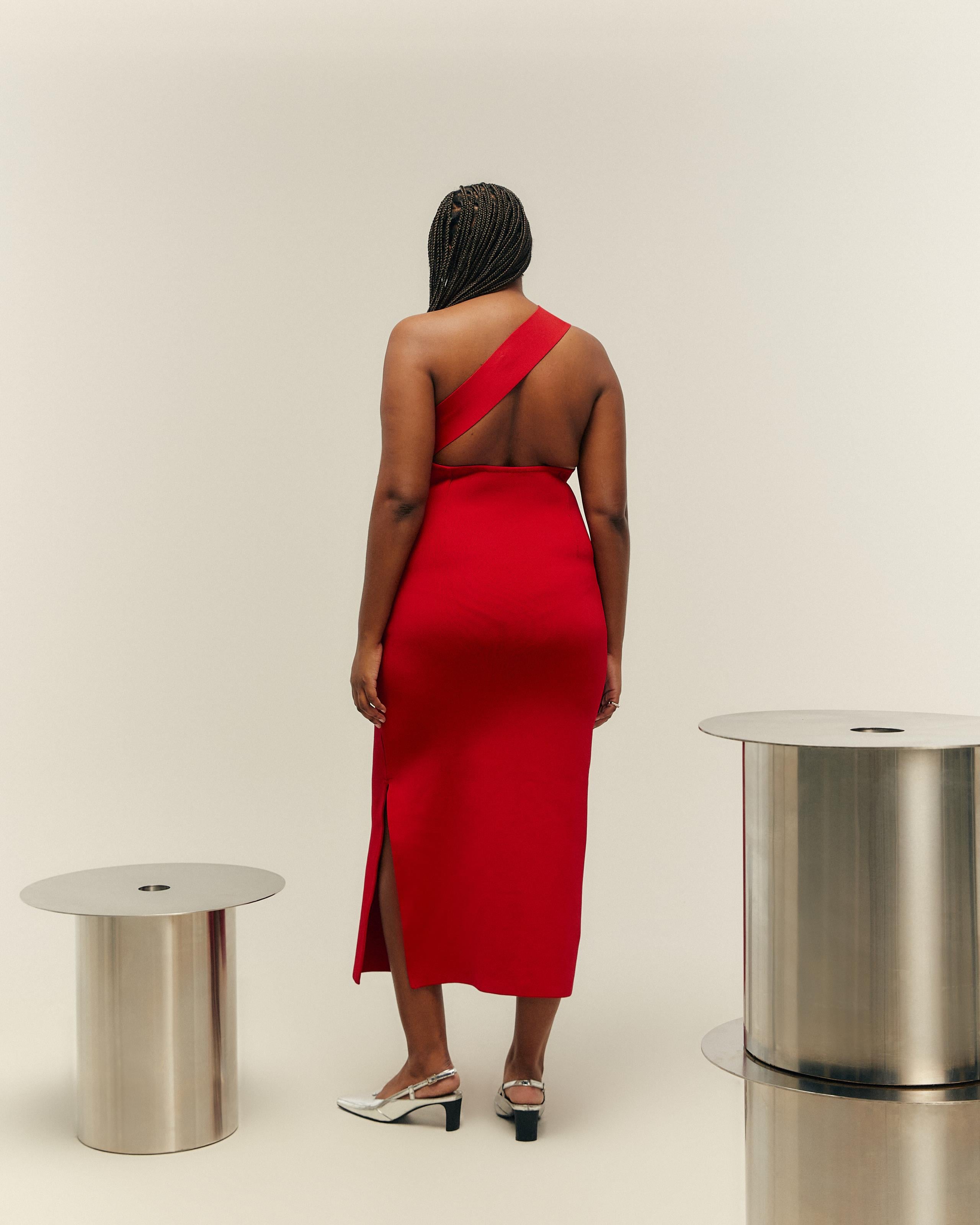 Vestido Juliana Tricot Vermelho