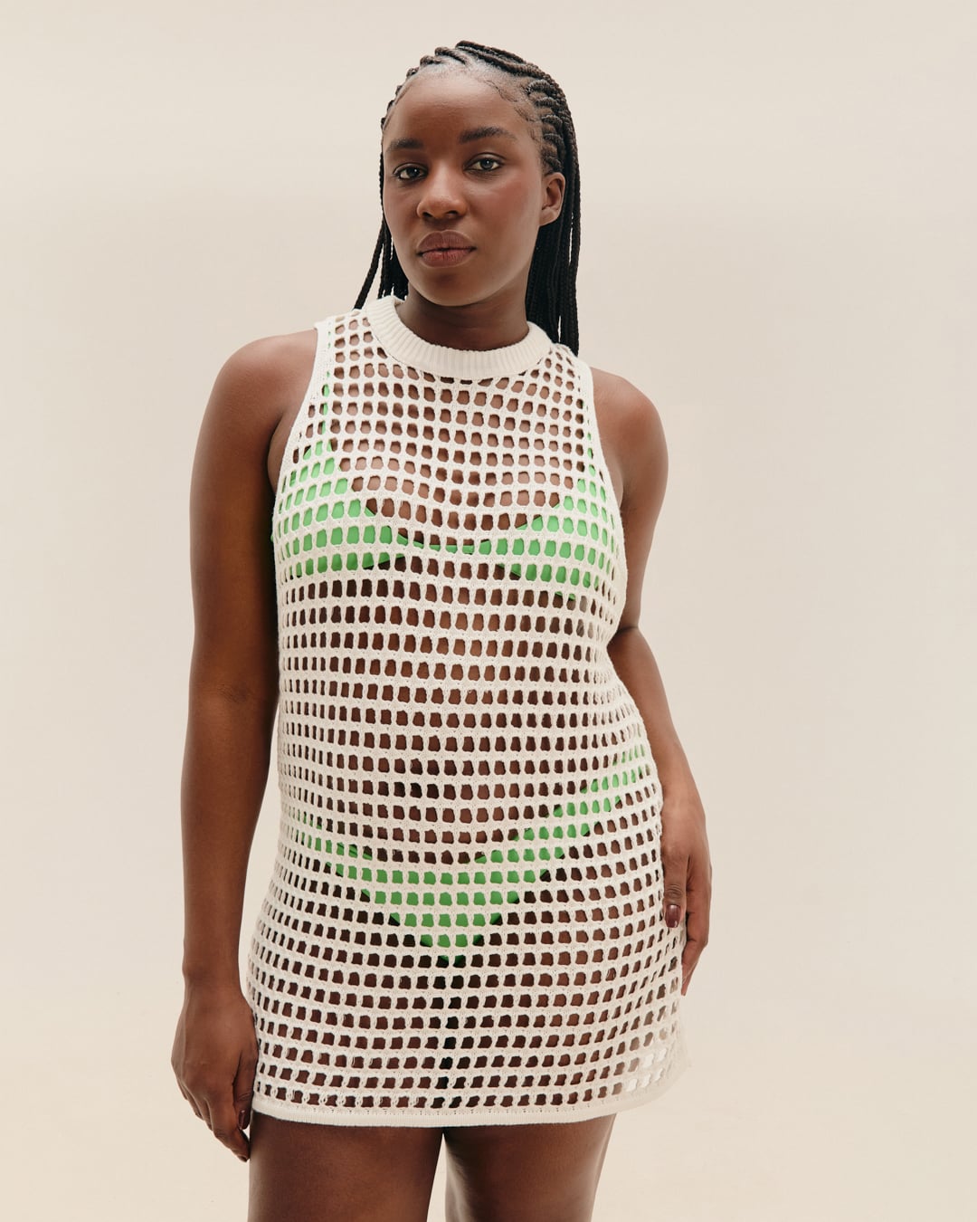 Vestido Kira Tricot Marfim