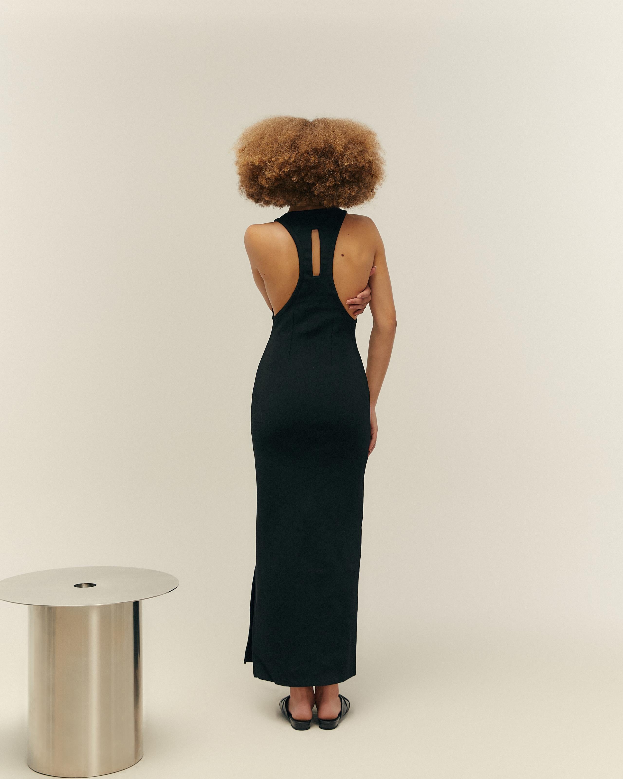 Vestido Mah Tricot Preto