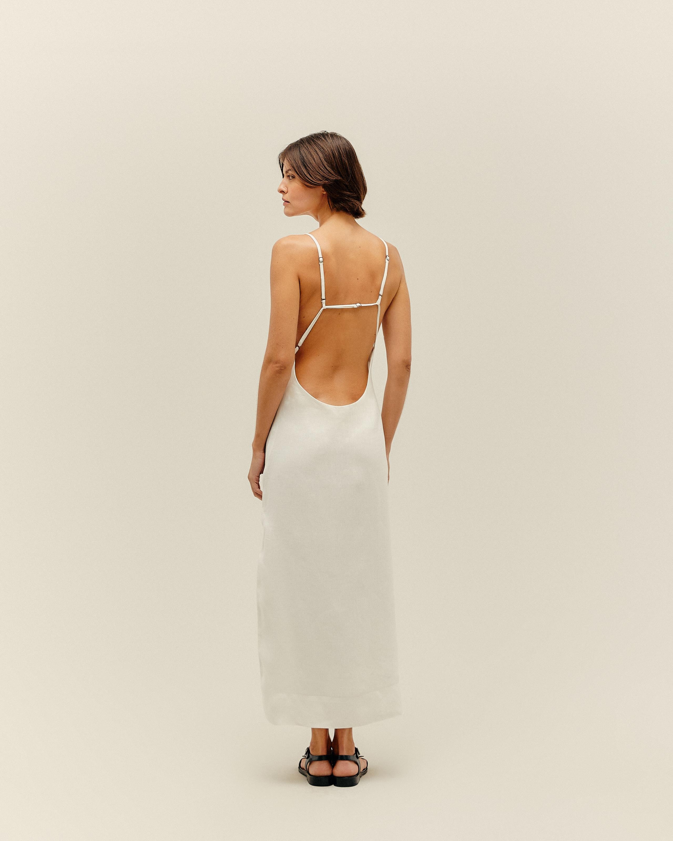 Vestido Malu Linho Off-White