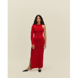 Haight — Vestido Mari Tricot Vermelho