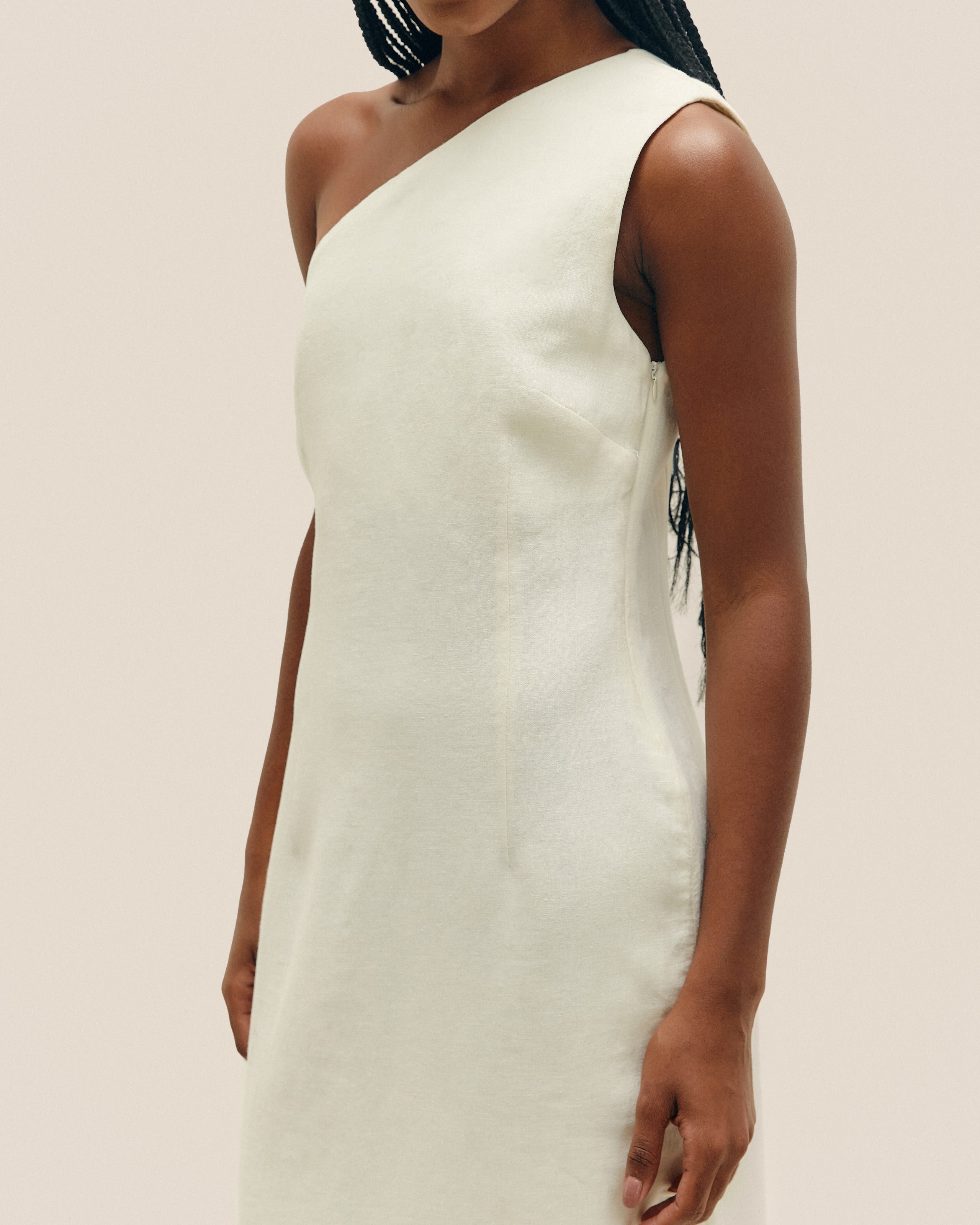 Vestido Maria Linho Off-White