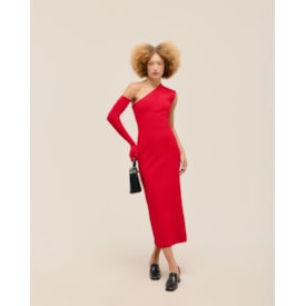 Haight — Vestido Natalia Tricot Vermelho Desvio