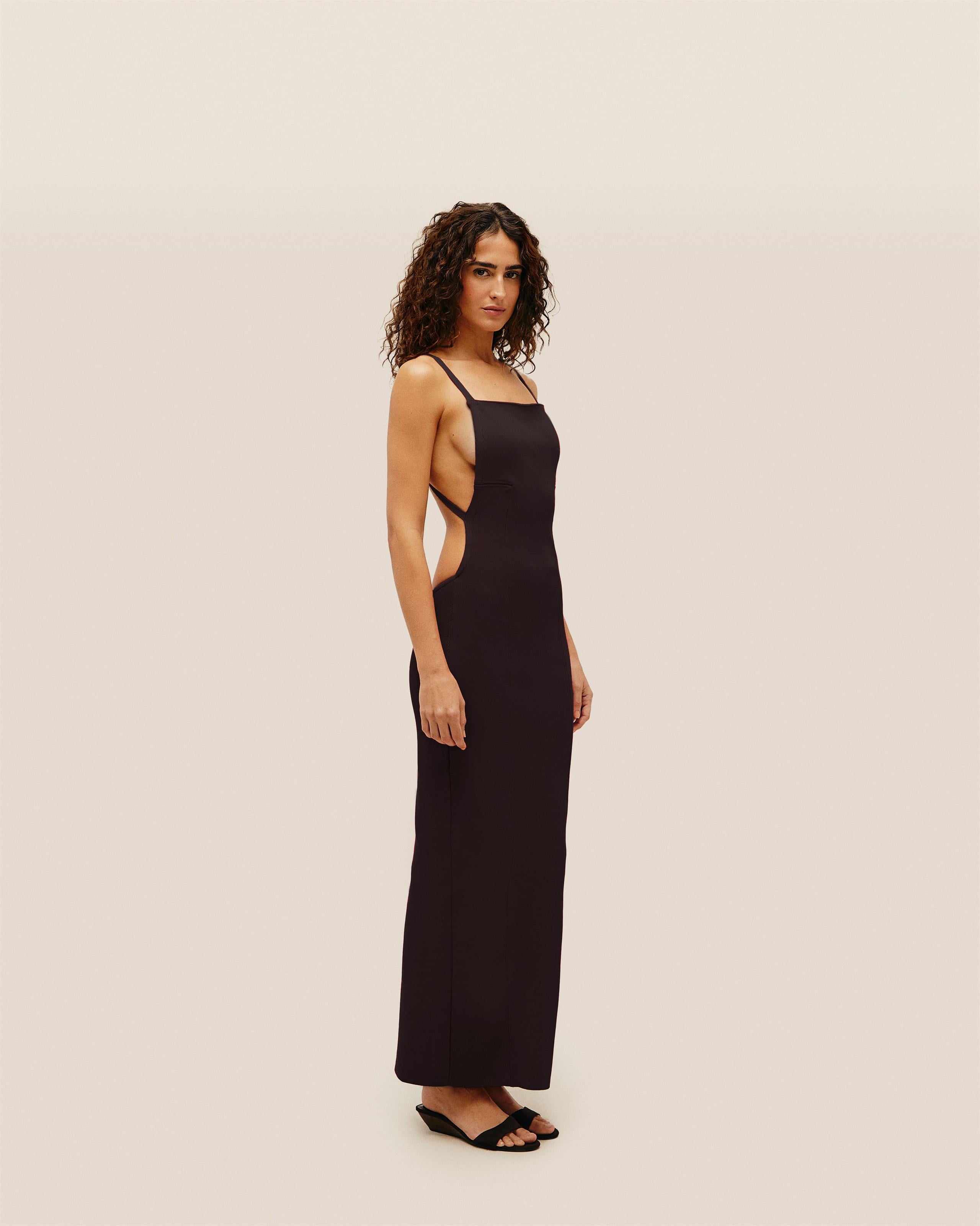 Vestido Nina Tricot Marrom Brauna