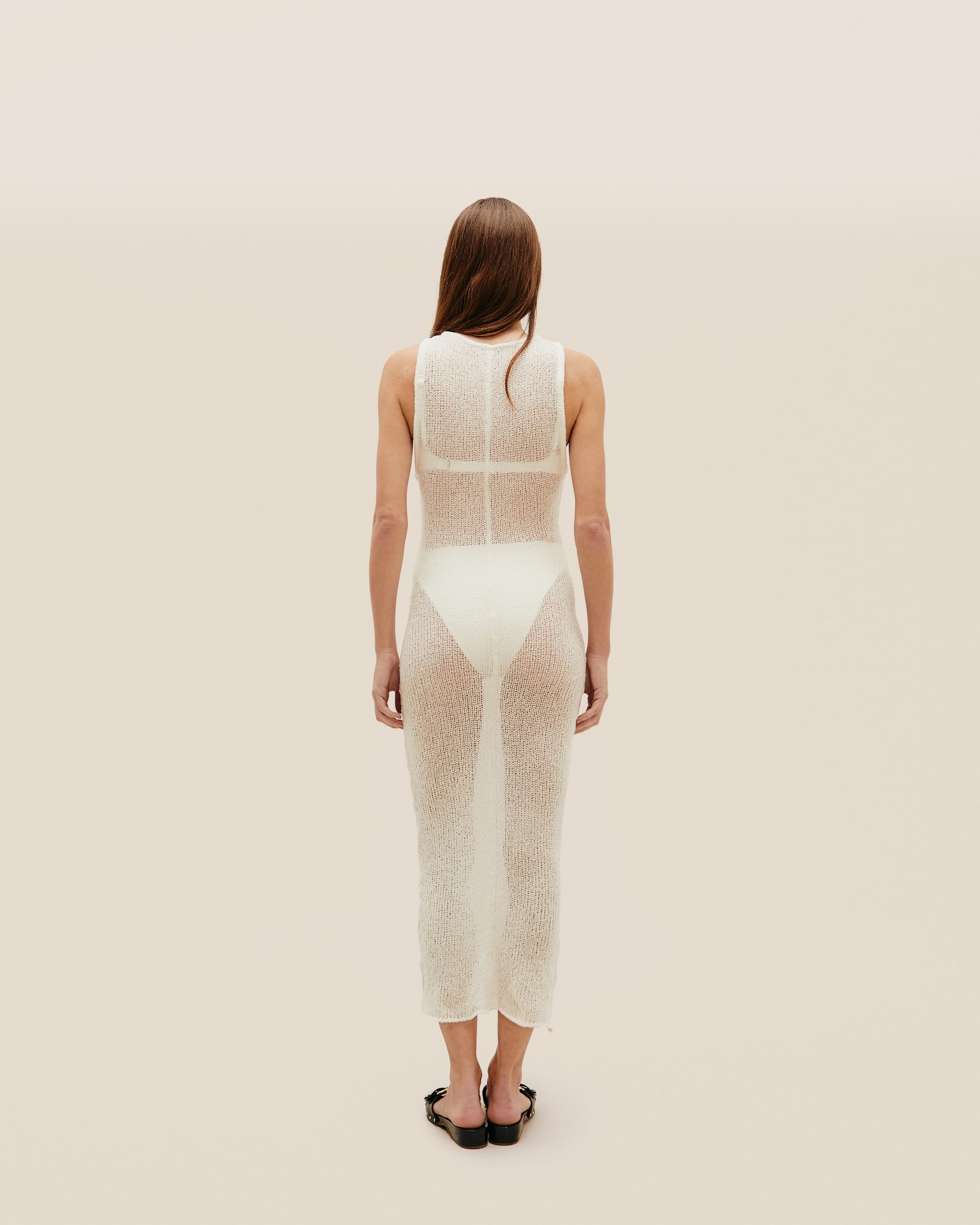 Vestido Pia Tricot Off-White