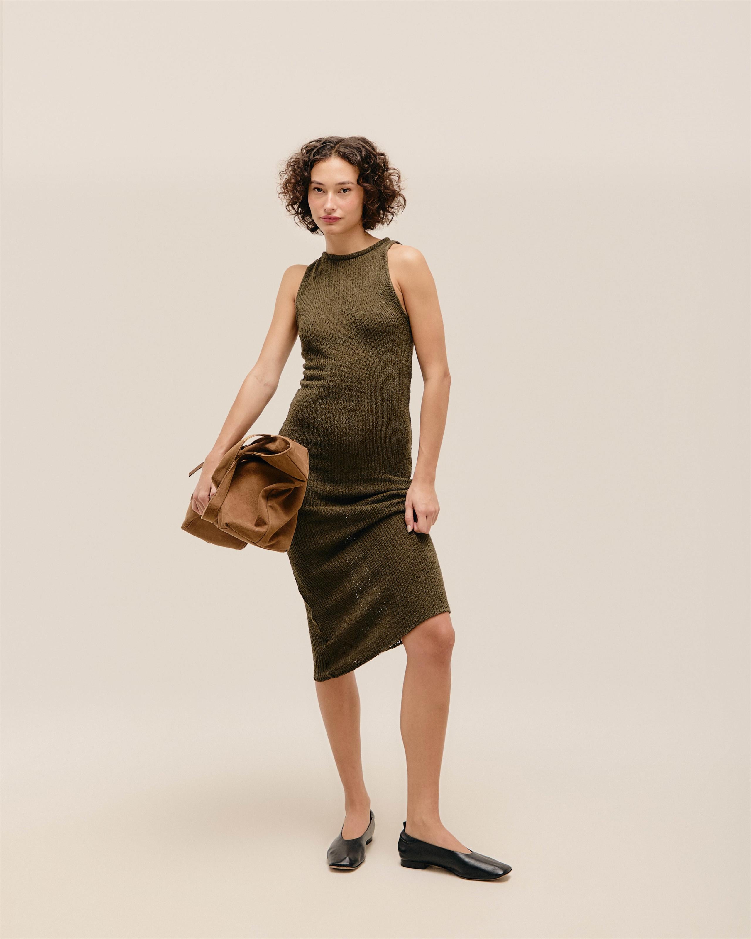 Vestido Pia Tricot Verde