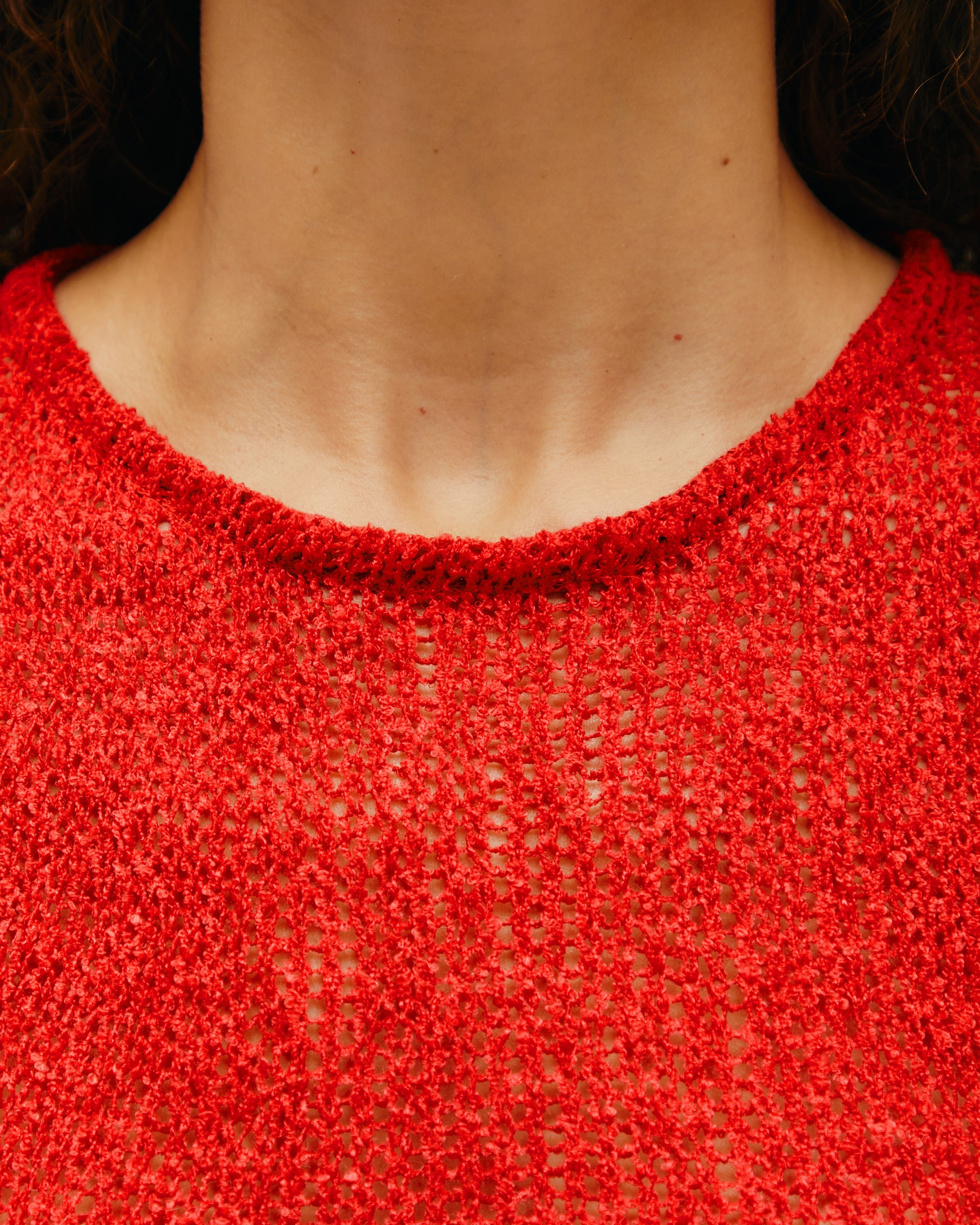 Vestido Pia Tricot Vermelho Desvio