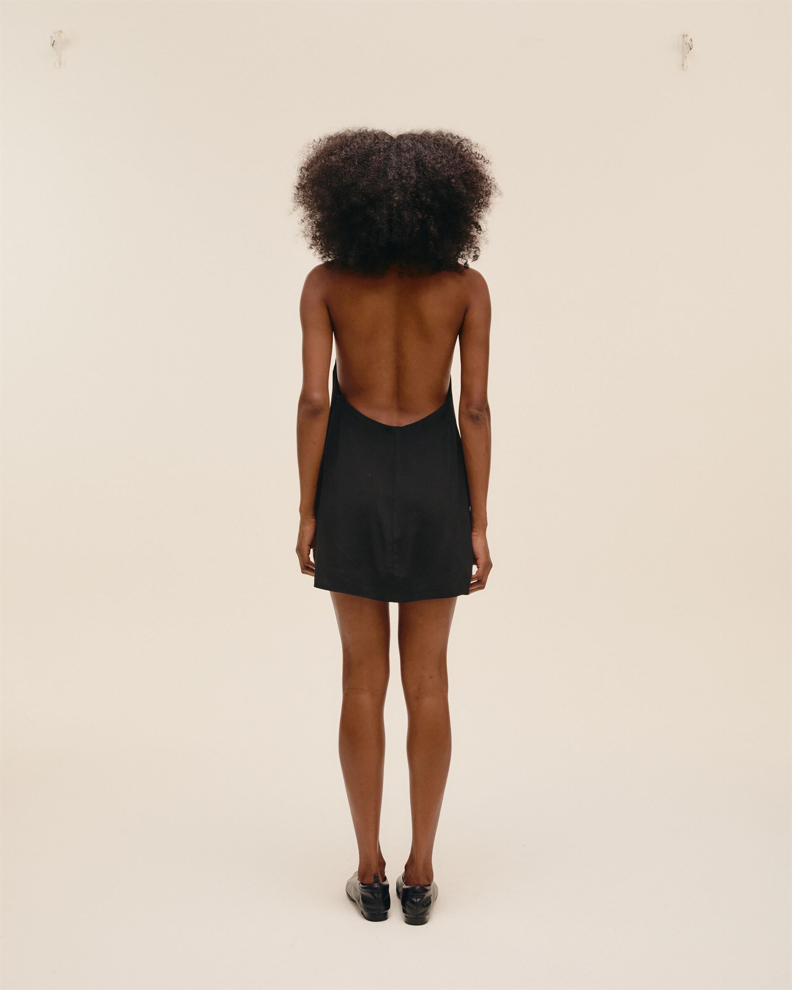 Vestido Poli Mini Preto