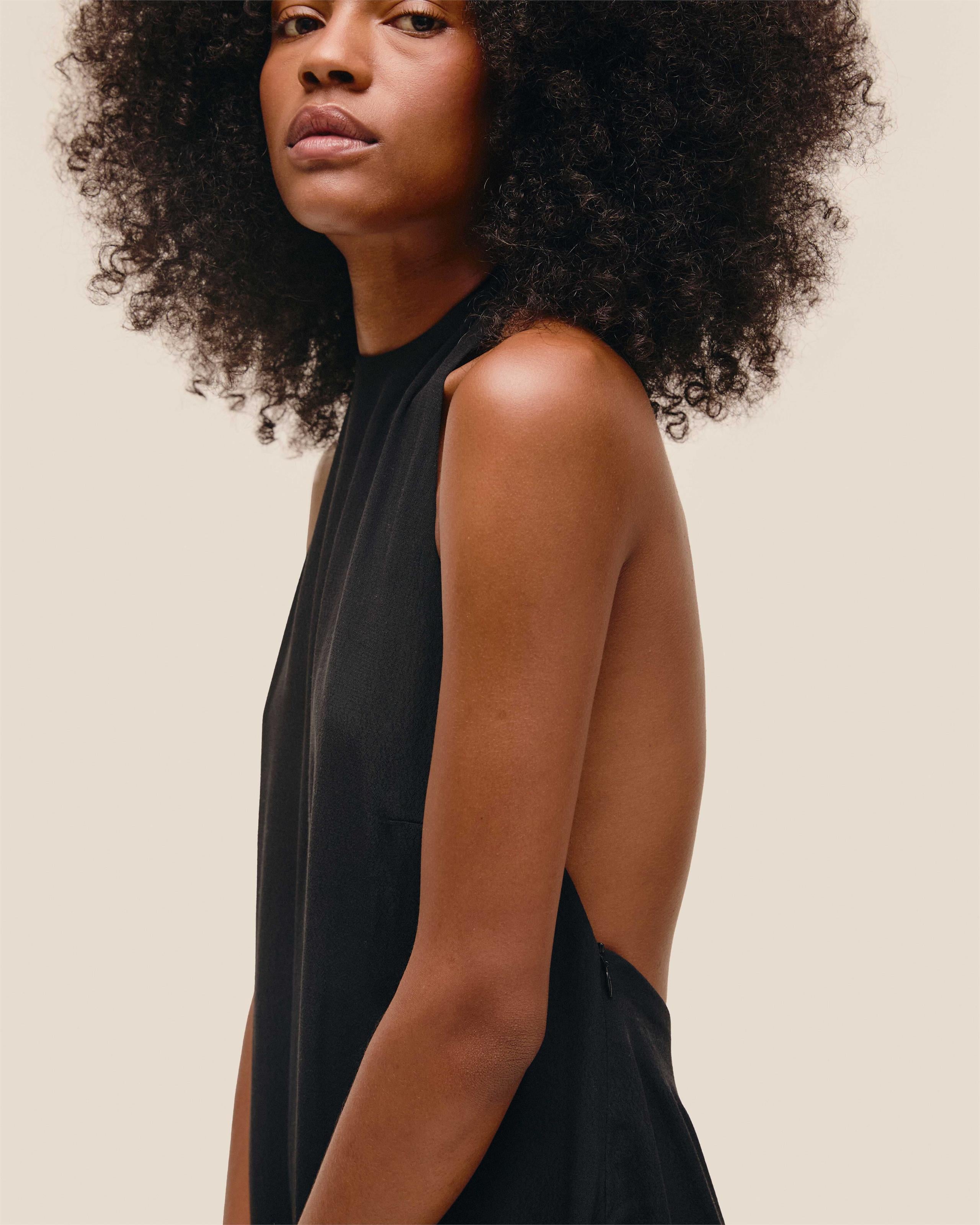 Vestido Poli Mini Preto