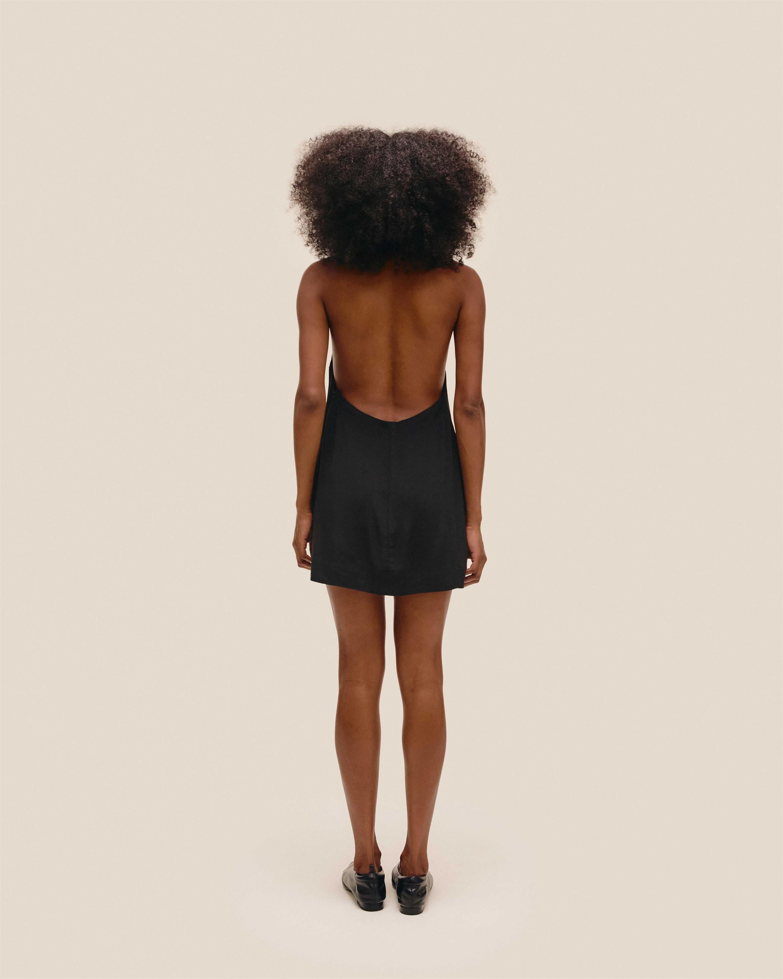 Vestido Poli Mini Preto
