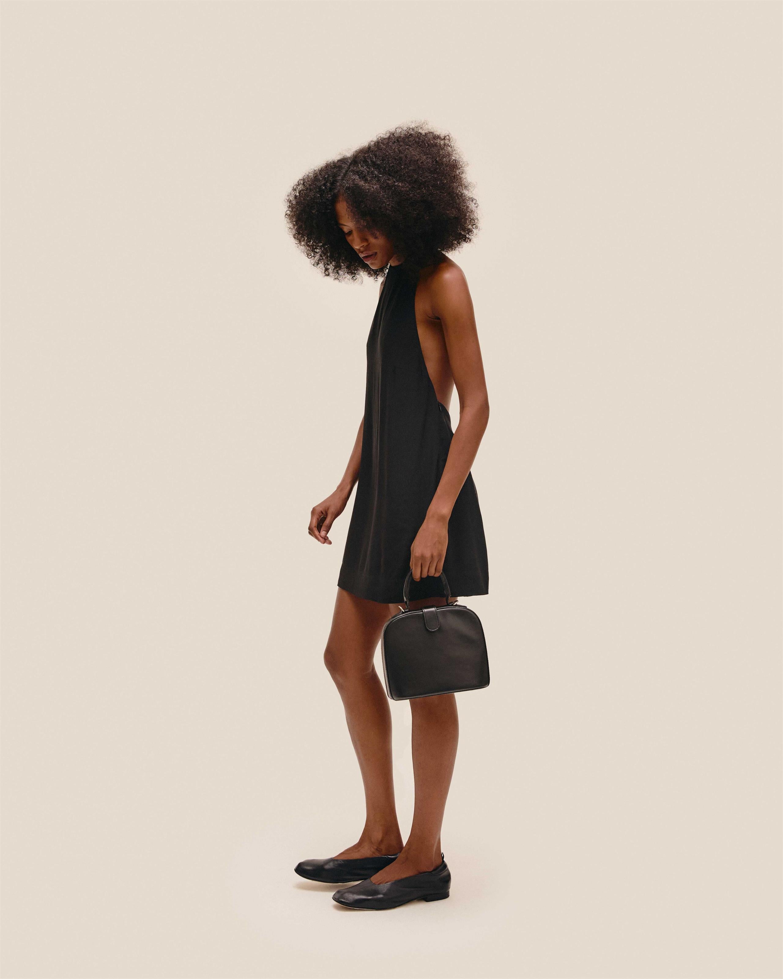 Vestido Poli Mini Preto
