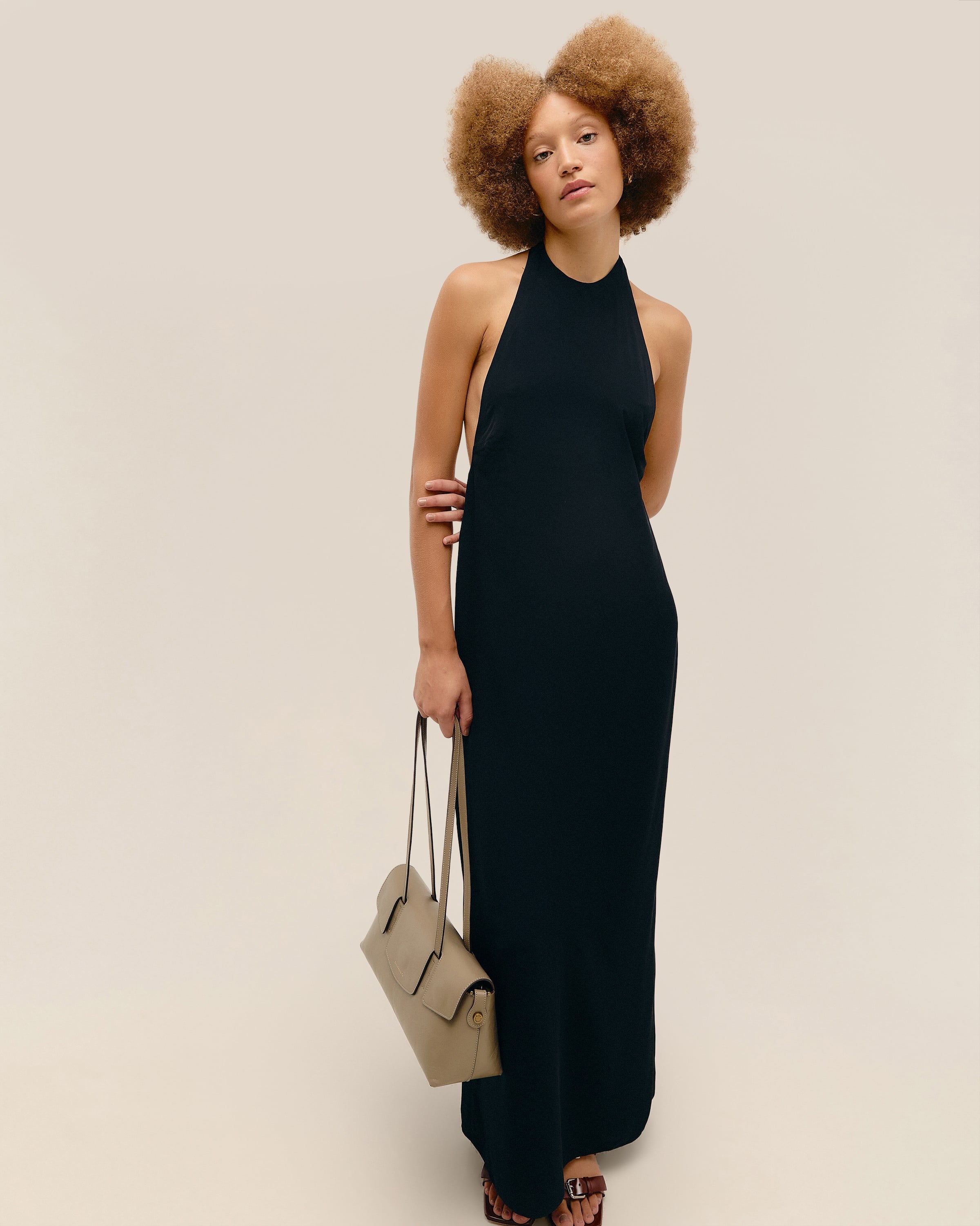 Vestido Poli Preto