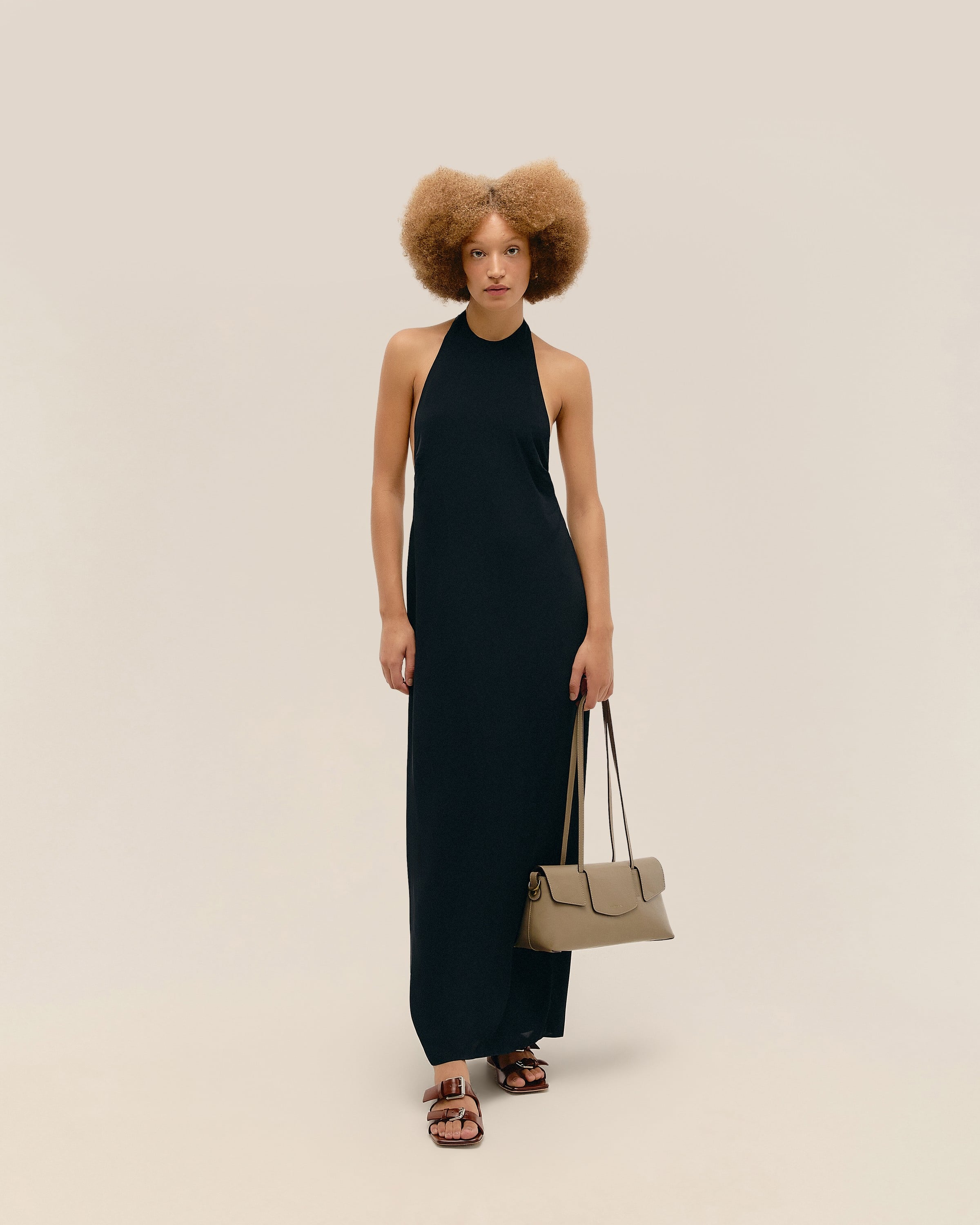 Vestido Poli Preto