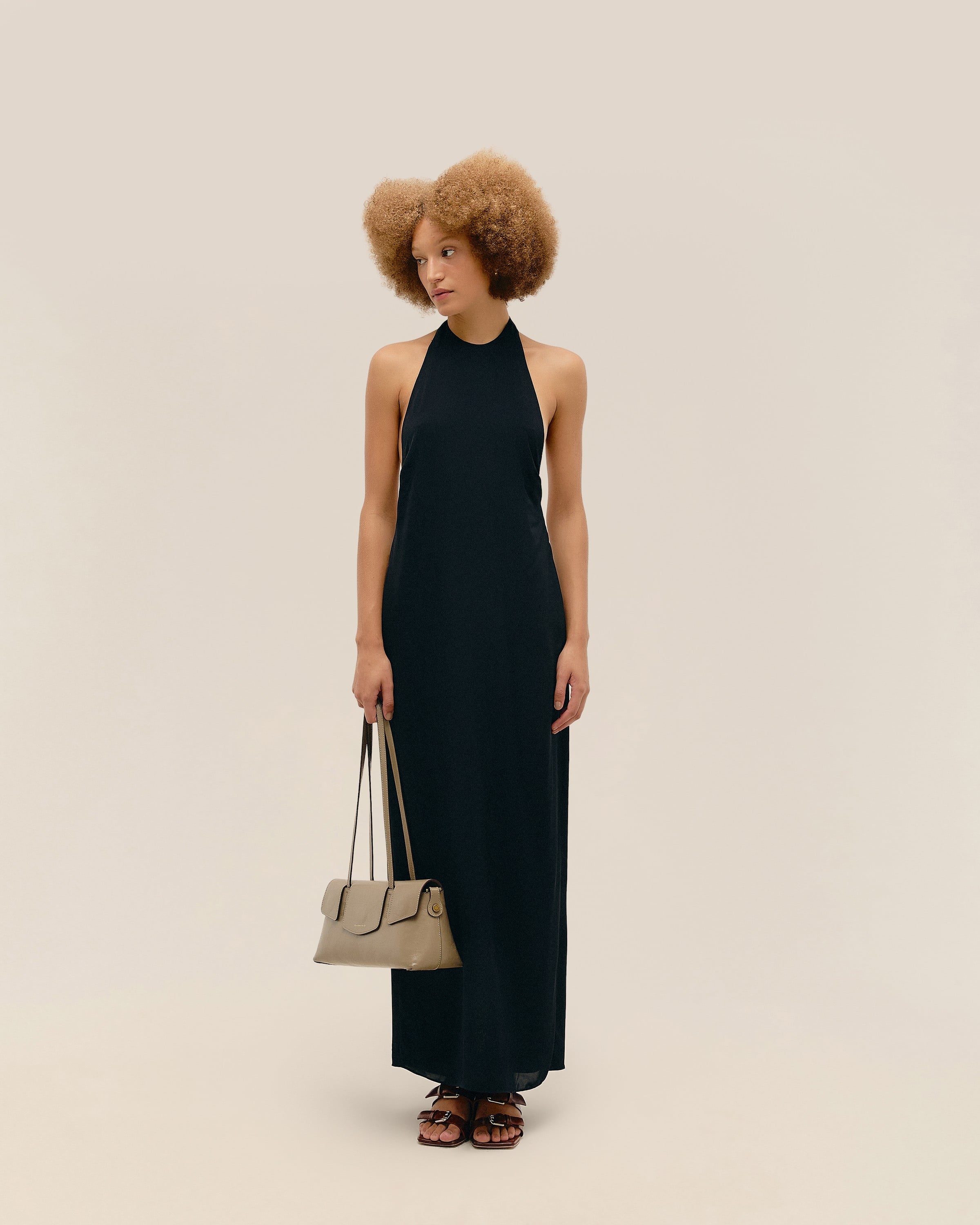 Vestido Poli Preto