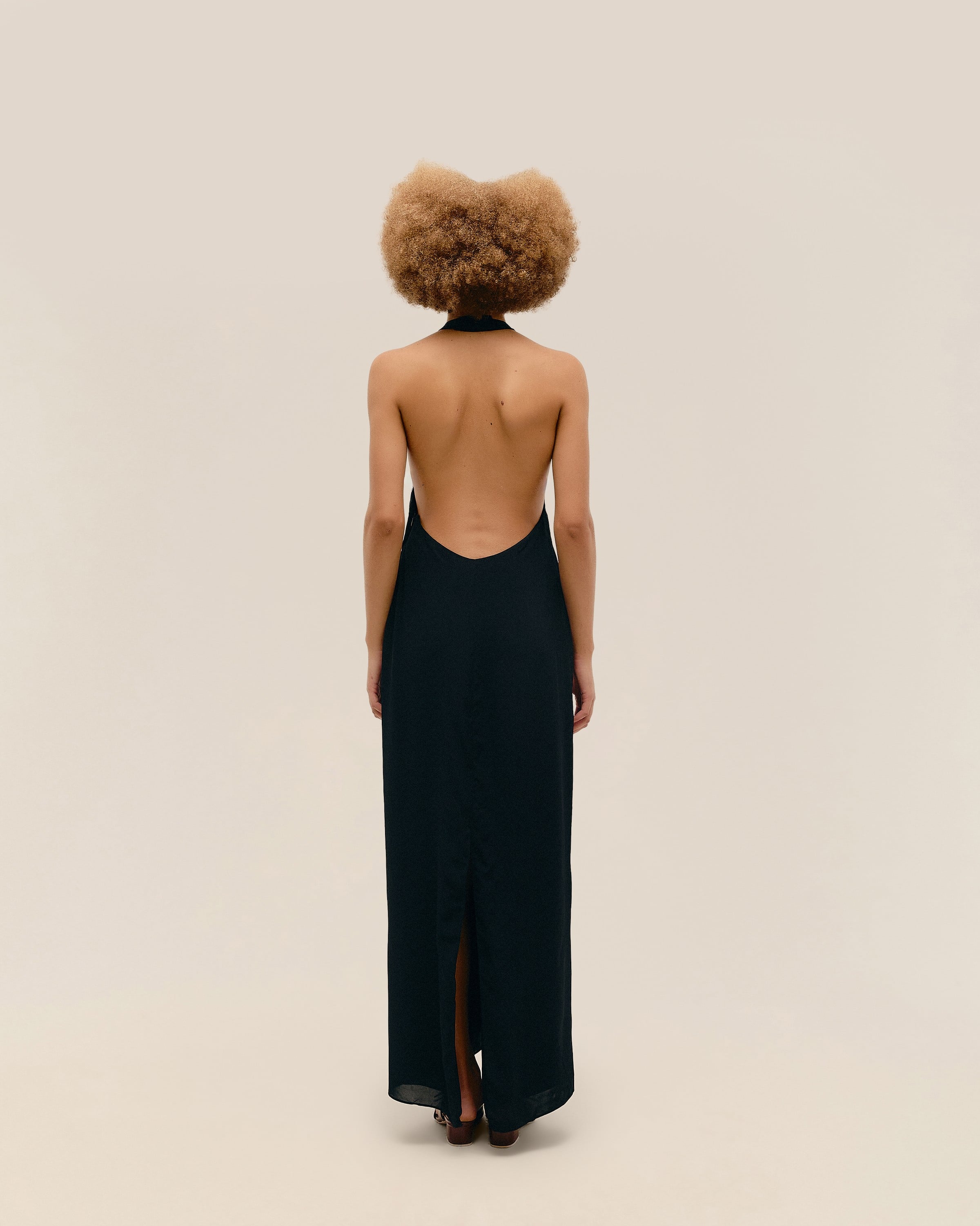 Vestido Poli Preto