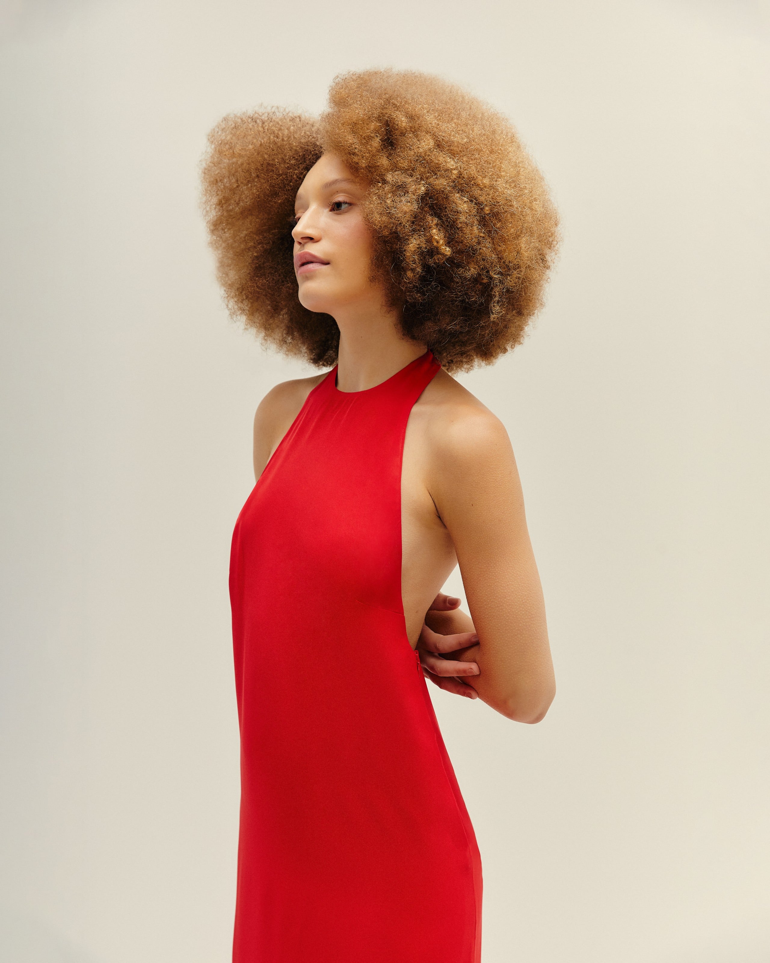 Vestido Poli Vermelho Desvio