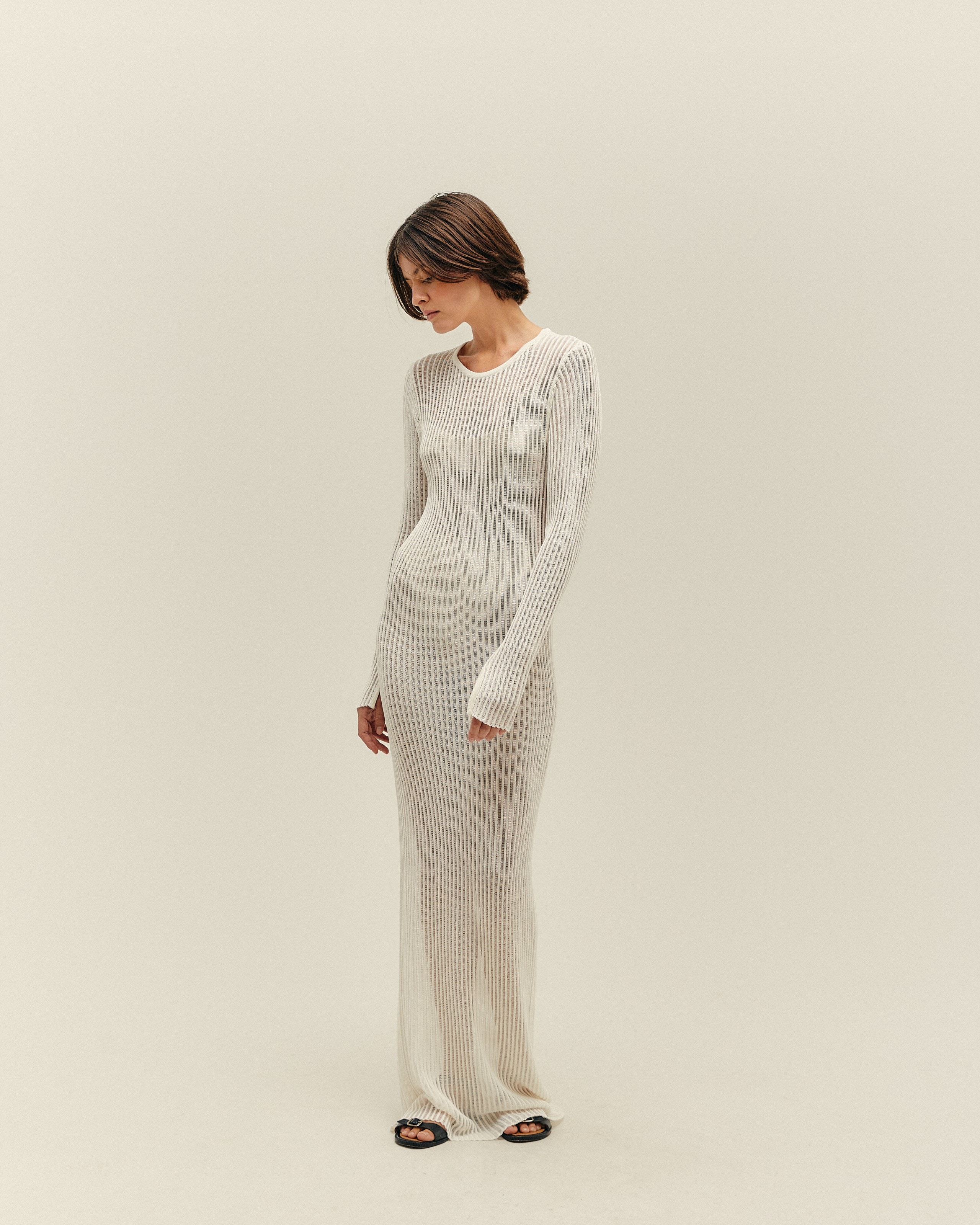 Vestido Rafa Tricot Off-White