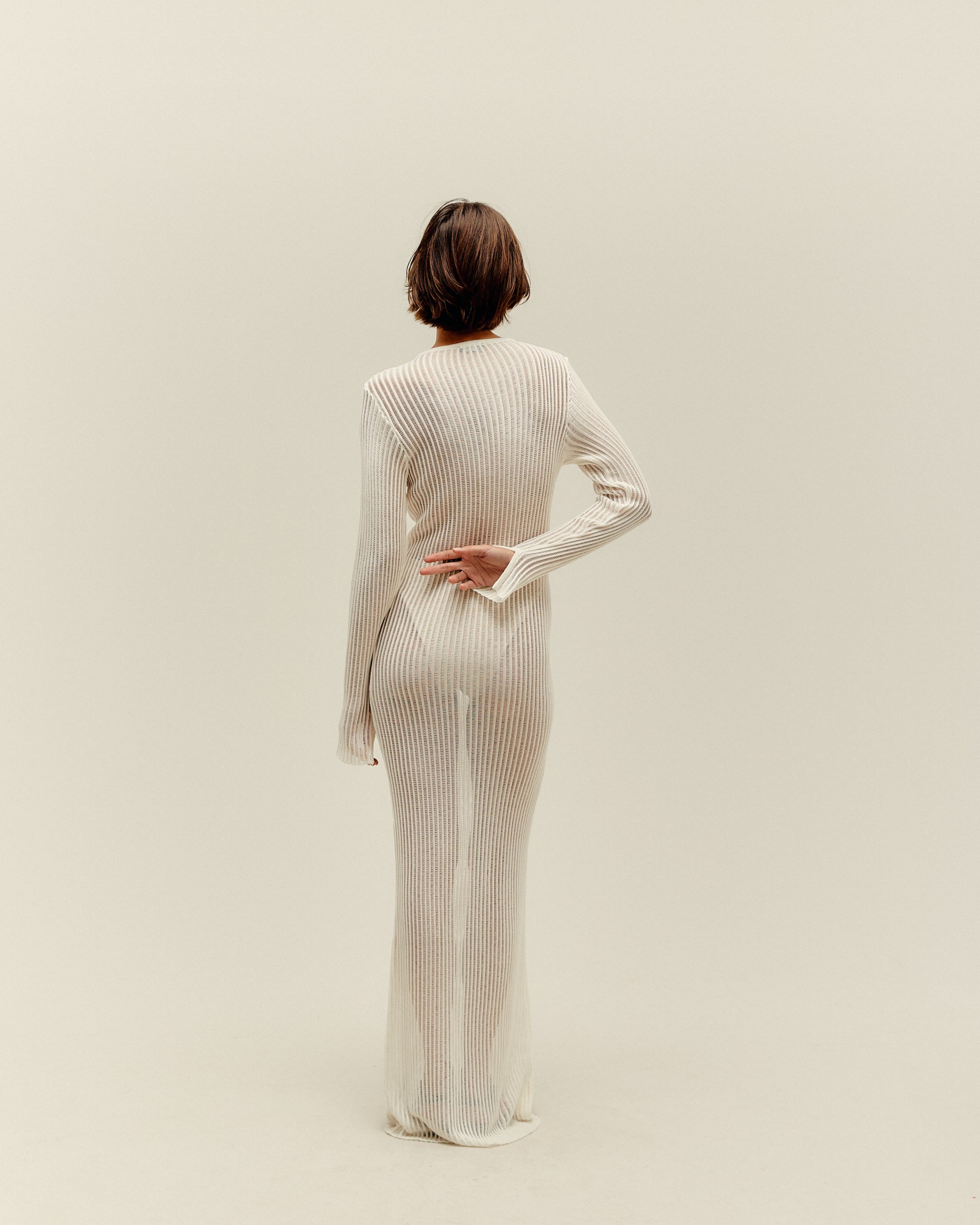 Vestido Rafa Tricot Off-White