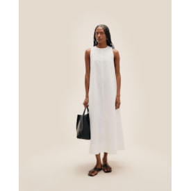 Haight — Vestido Recortes Off-White