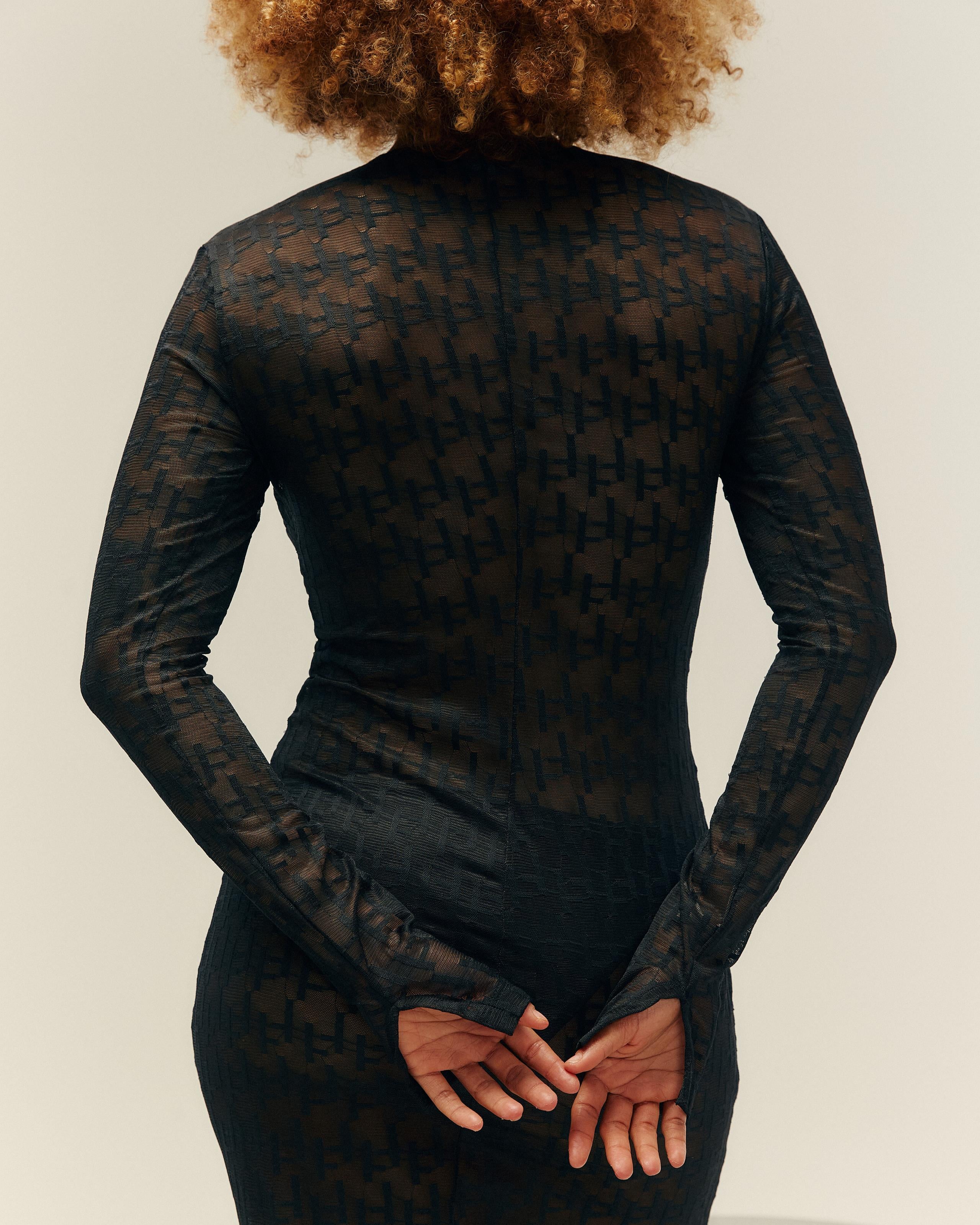 Vestido Renata Renda Estampa h