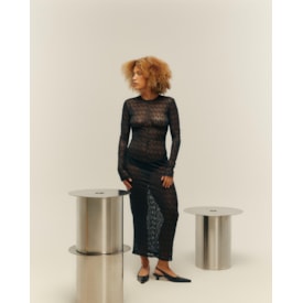 Haight — Vestido Renata Renda Estampa H