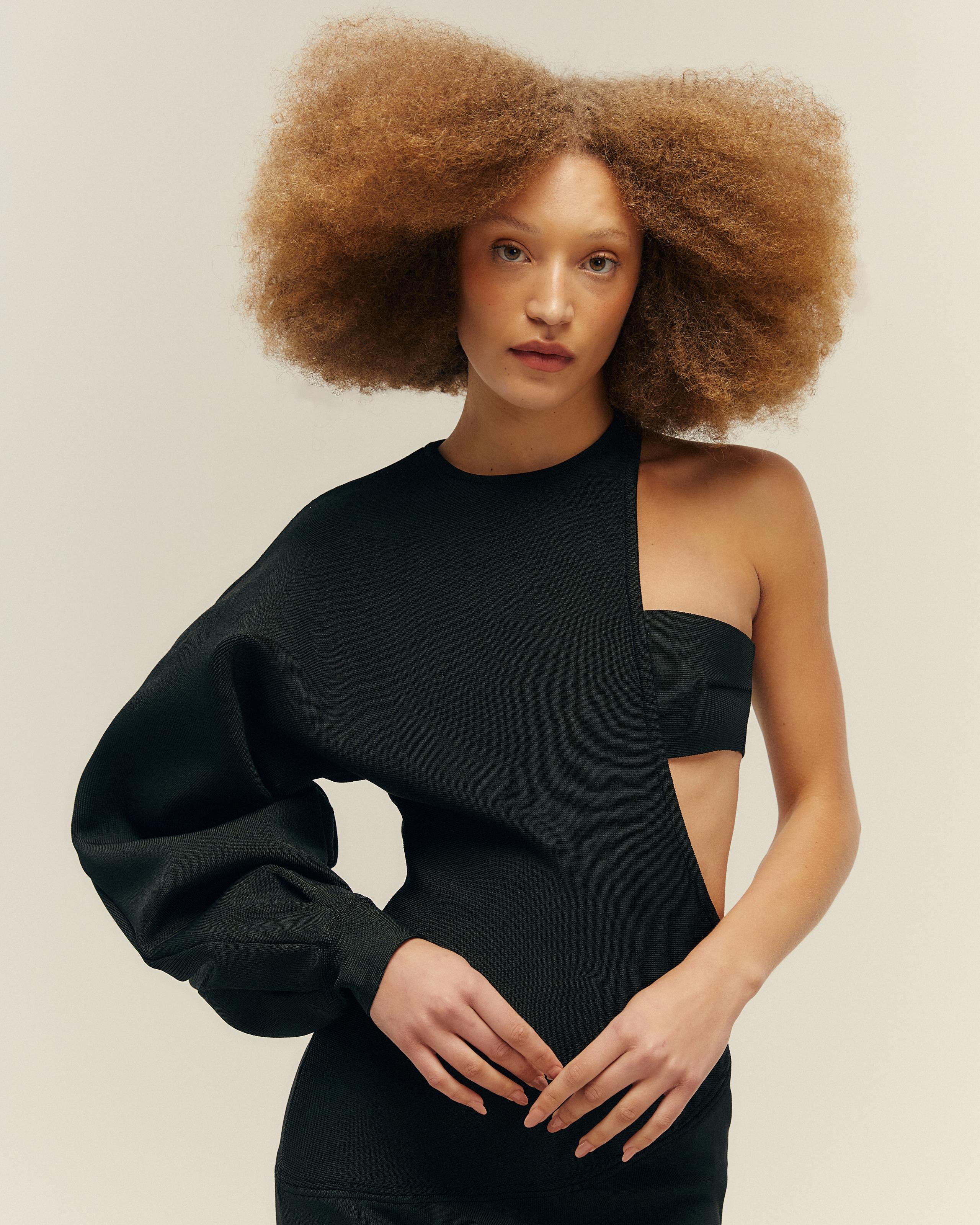 Vestido Suy Tricot Preto