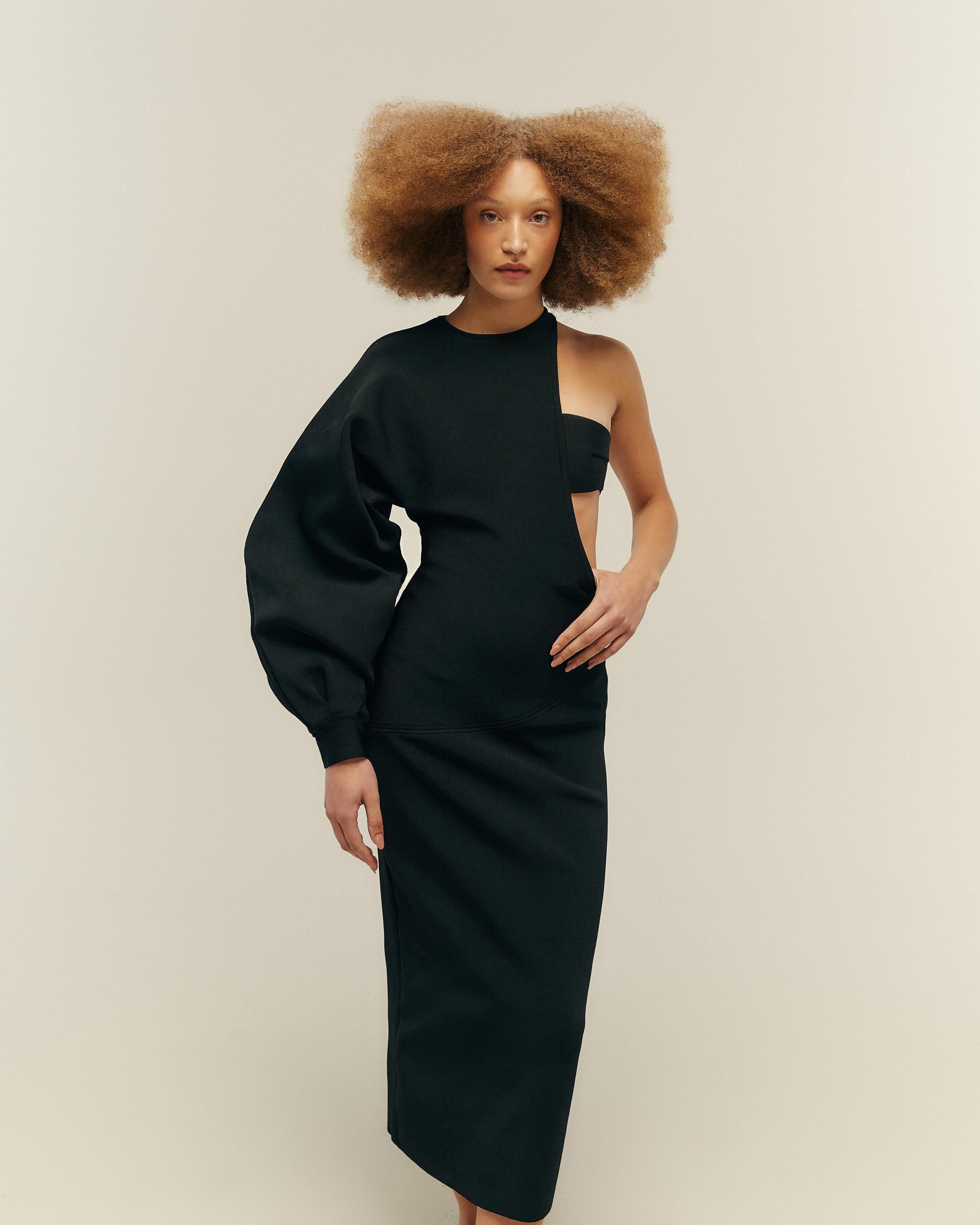 Vestido Suy Tricot Preto