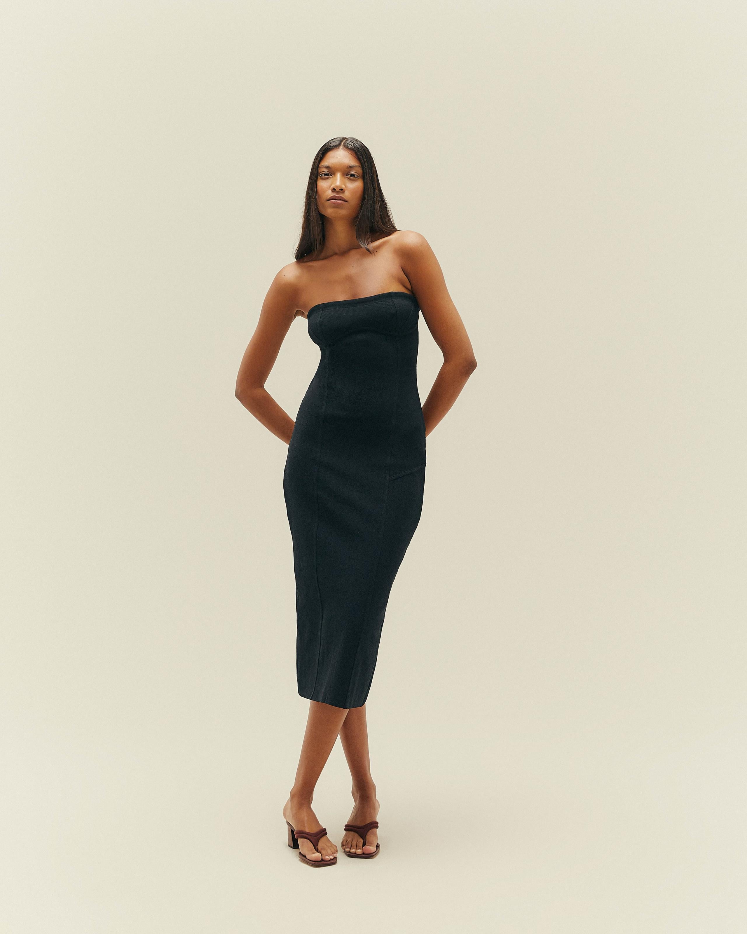 Vestido Zoe Tricot Preto